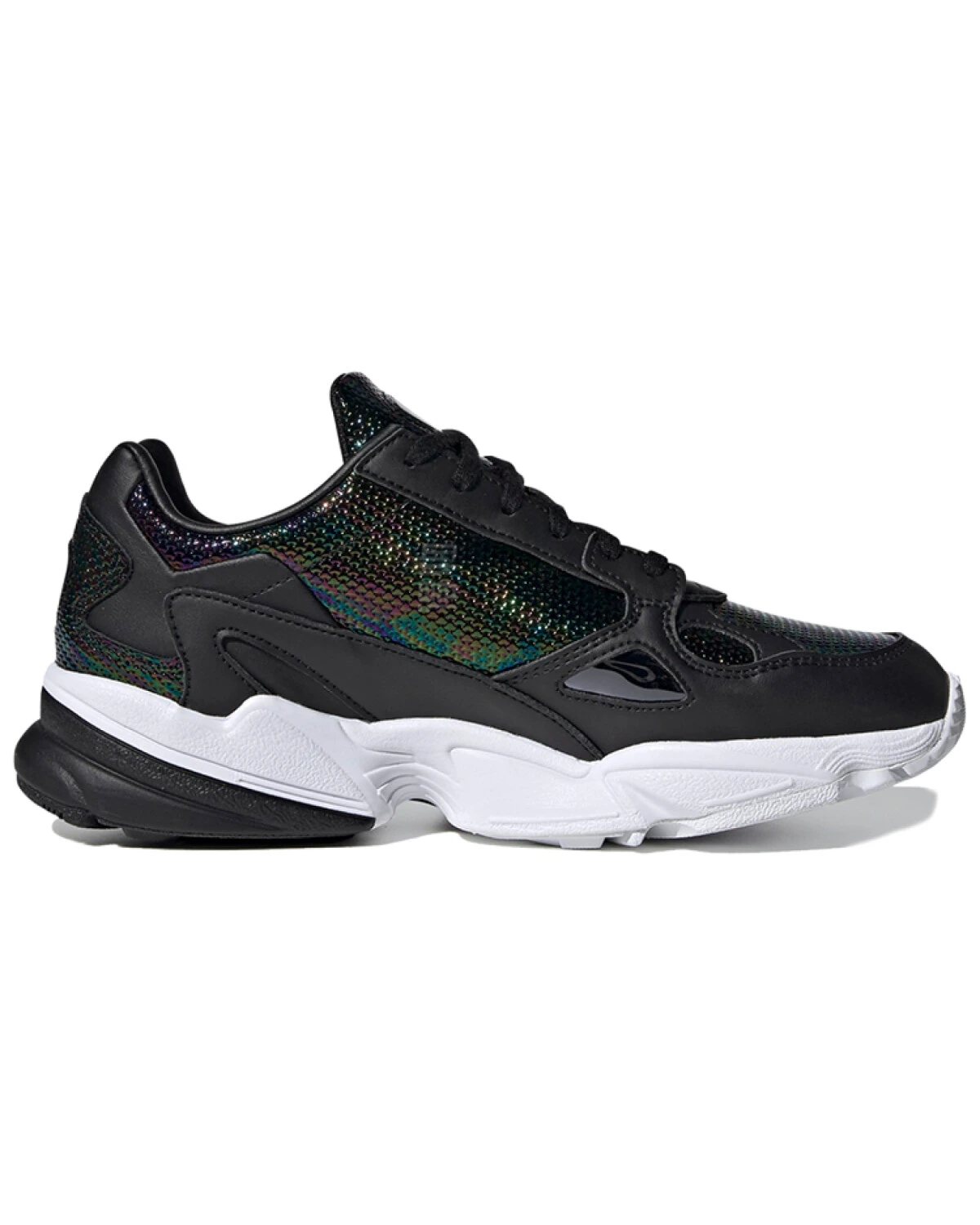 Adidas Originals Falcon женские повседневные кроссовки черные на платформе картинка