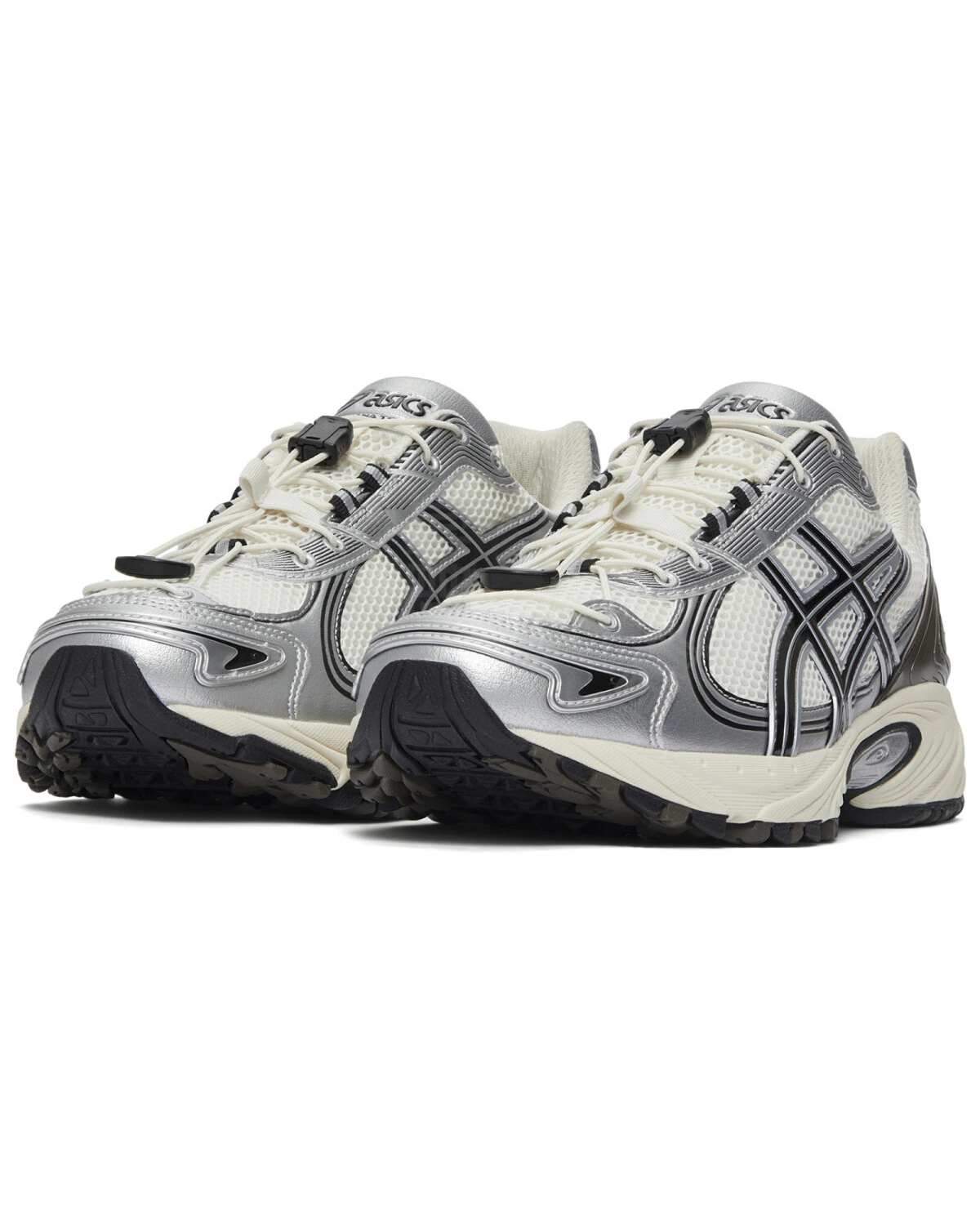 Asics Gel-Kahana TR V4 унисекс кроссовки повседневные бело-коричневые картинка