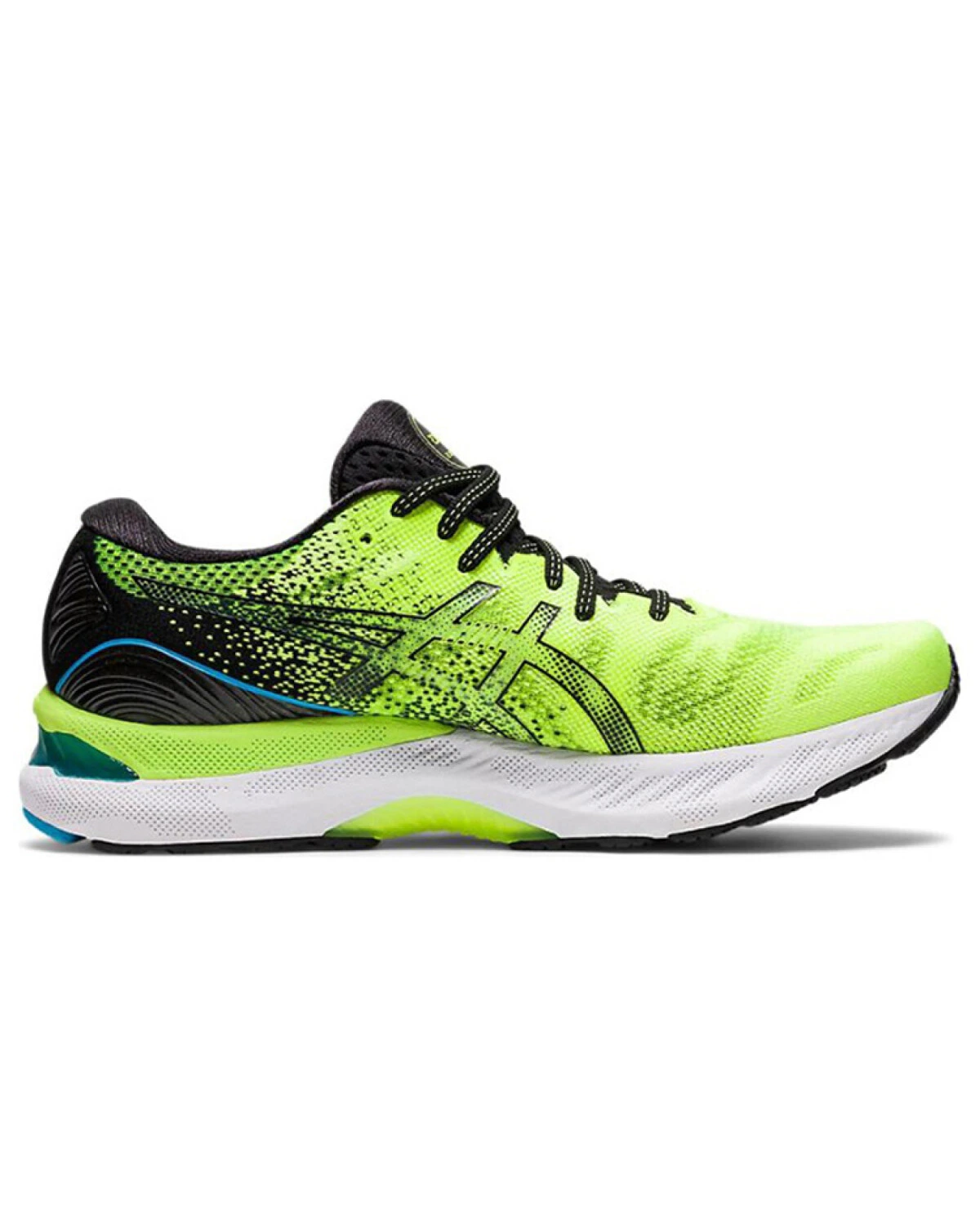 Asics GEL-Nimbus 23 мужские спортивные кроссовки из ткани зелёно-чёрные картинка