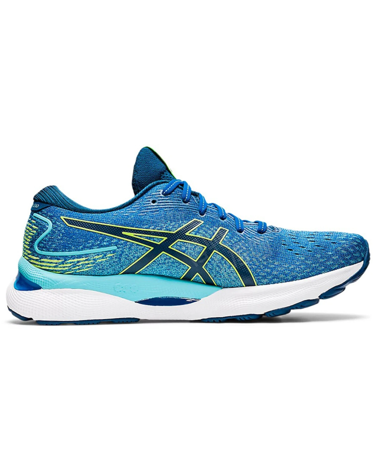 Asics GEL-Nimbus 24 мужские спортивные кроссовки сетчатые синие картинка