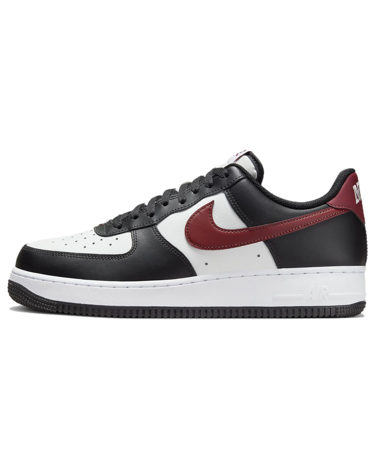 Nike Air Force 1 детские кроссовки черно-белые картинка