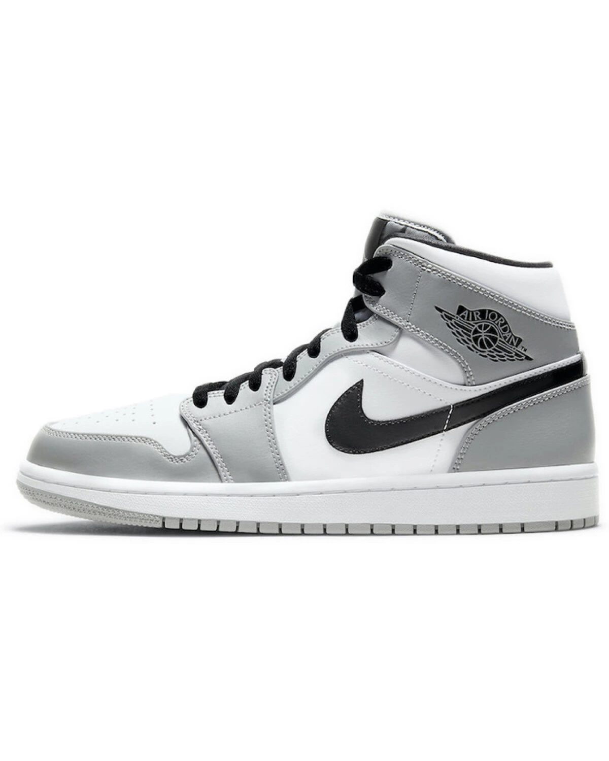 Jordan Air Jordan 1 унисекс кроссовки серые высокие картинка