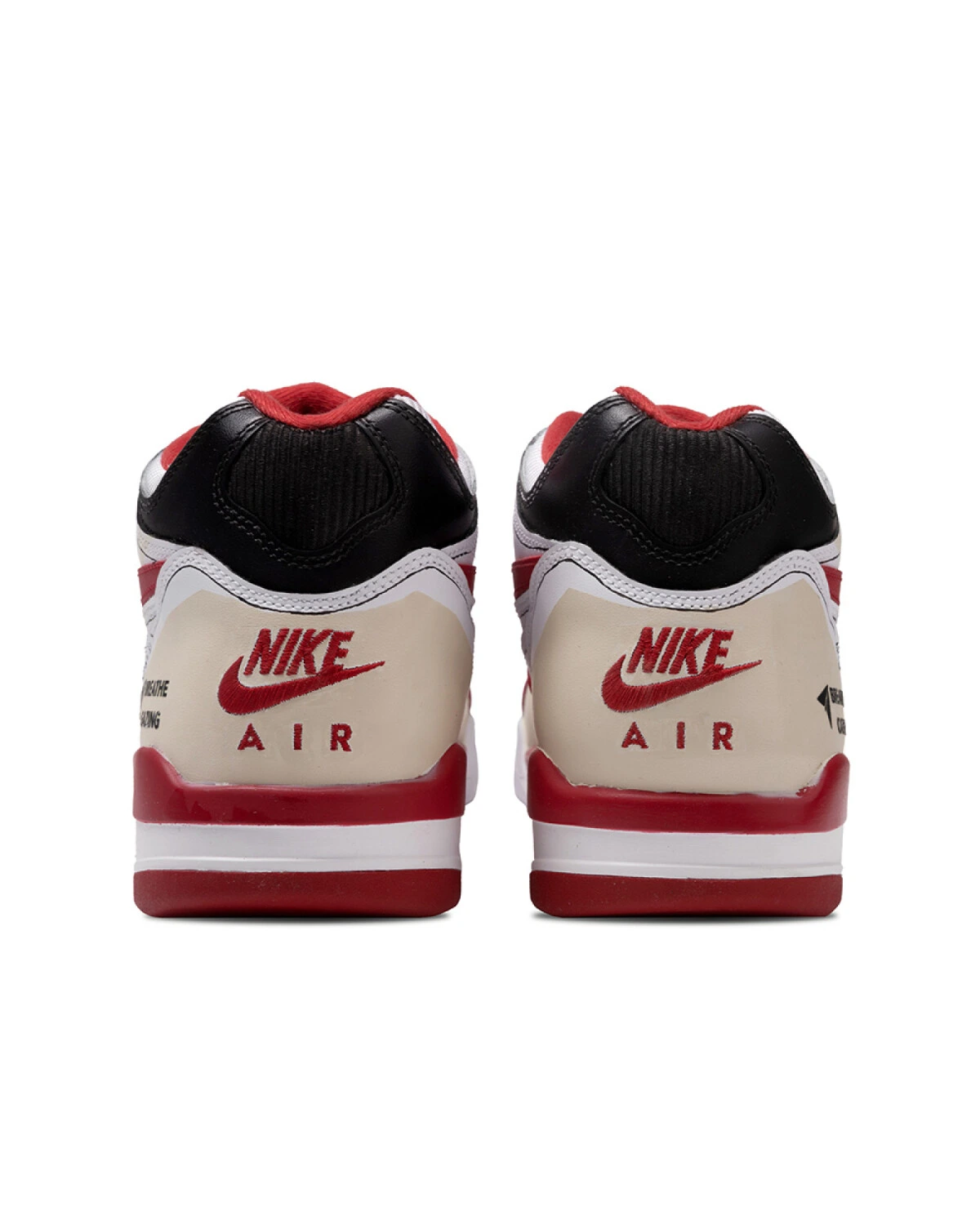 Nike Air Flight 89 мужские спортивные кроссовки с амортизацией красно-белые картинка