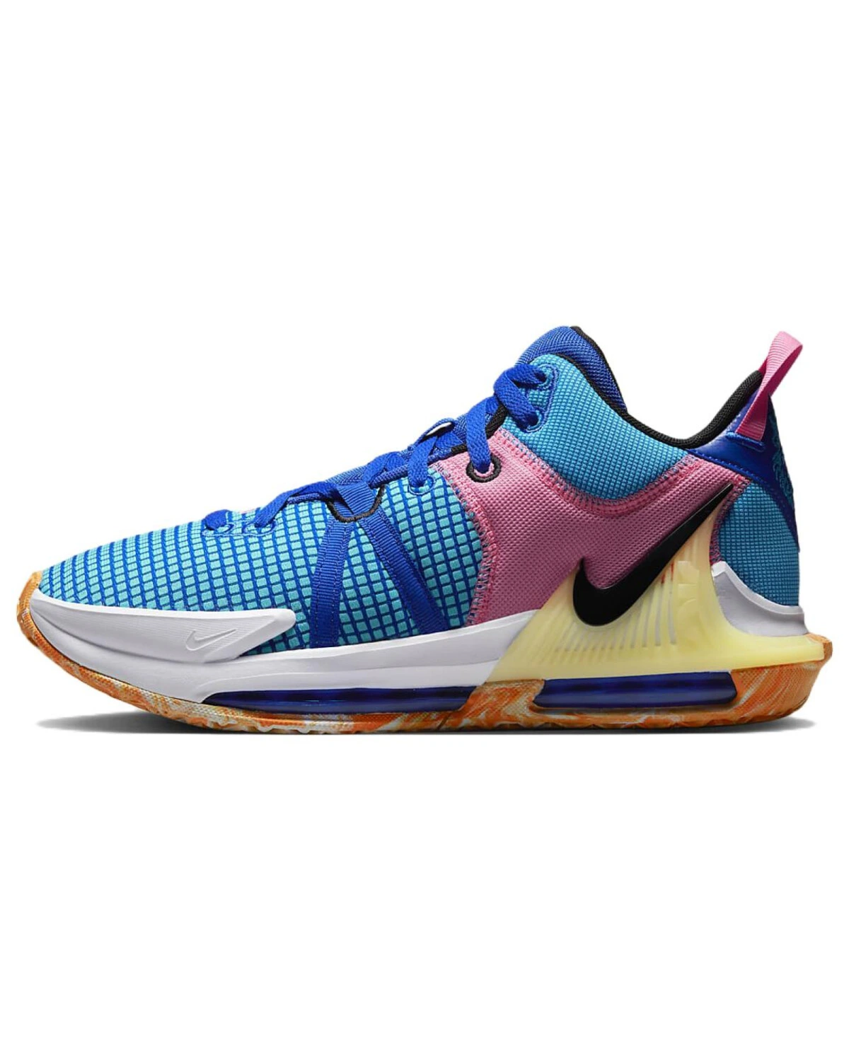 Nike Witness 7 MID унисекс кроссовки баскетбольные голубые с амортизацией картинка