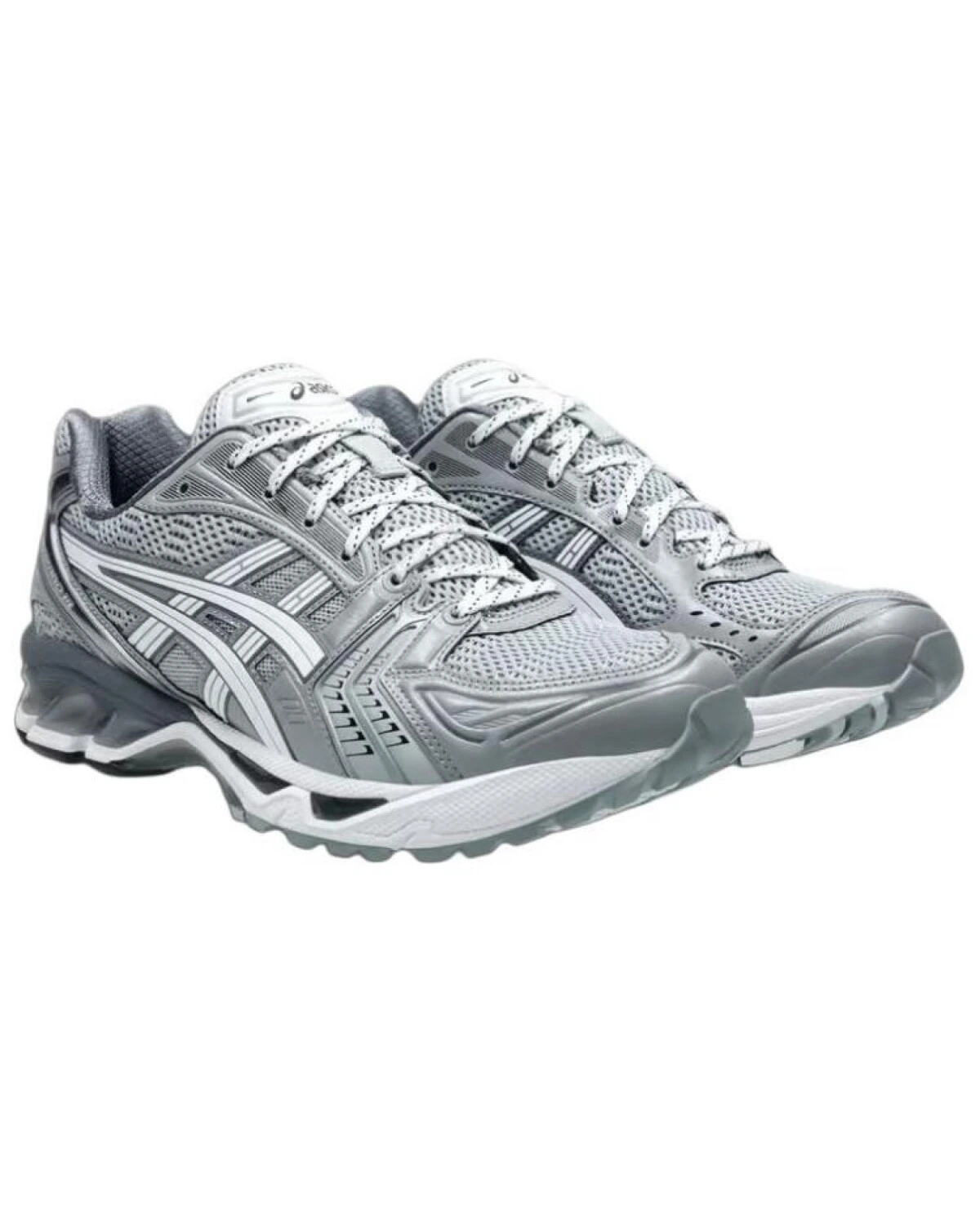 Asics Gel-Kayano 14 unisex кроссовки для бега серебристо-серые картинка