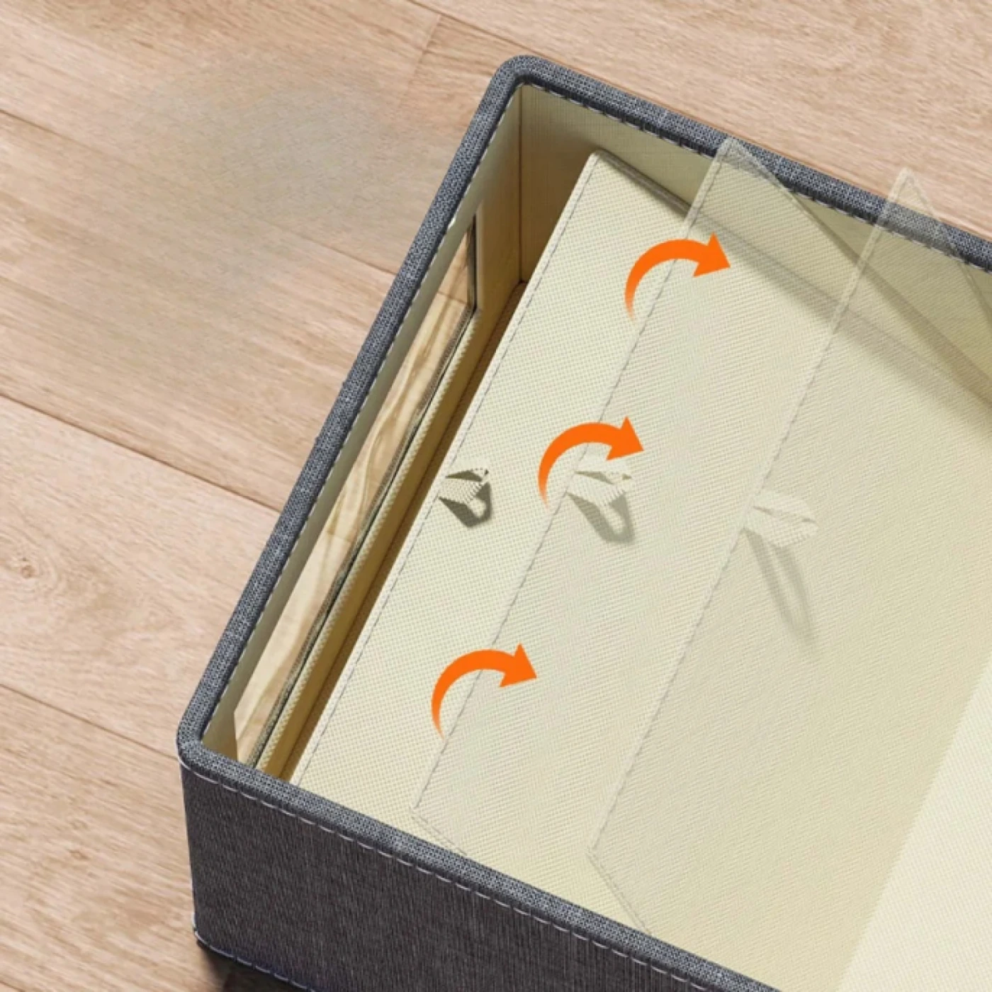 Ящик-корзина для хранения вещей картинка