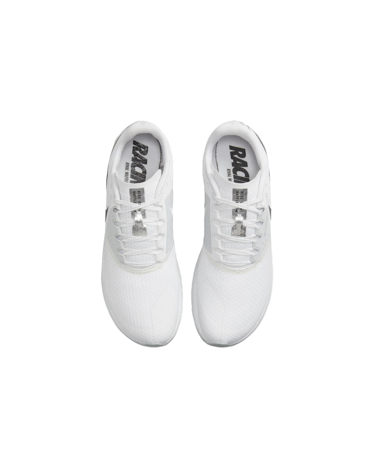 Nike Zoom Rival Waffle 6 унисекс кроссовки для бега белые из текстиля картинка