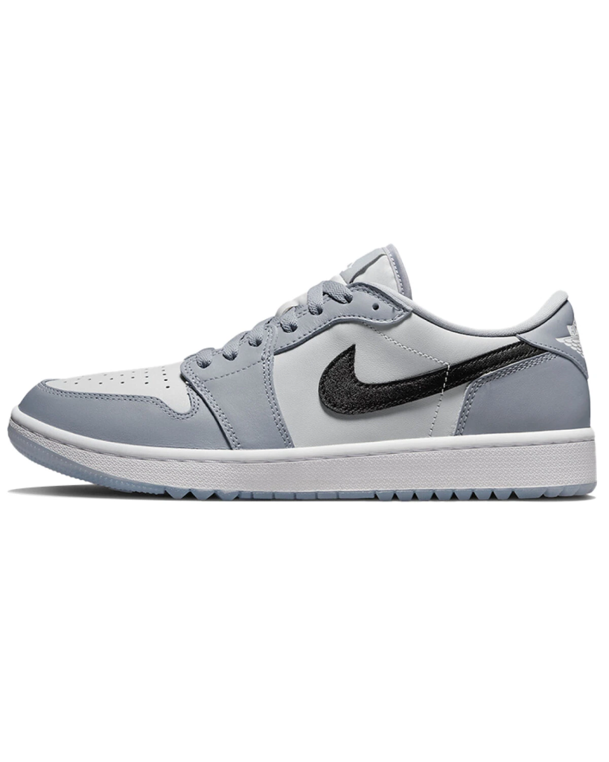 Jordan Air Jordan 1 кроссовки повседневные мужские и женские из кожи бело-серые картинка