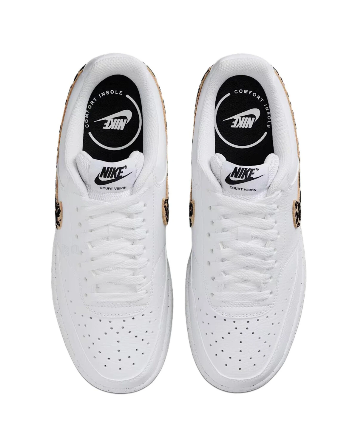 Nike Court Vision SE женские кроссовки белые кожаные с поддержкой картинка