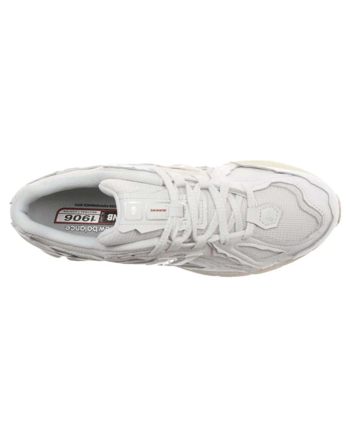 New Balance 1906D унисекс кроссовки для бега белые из кожи картинка
