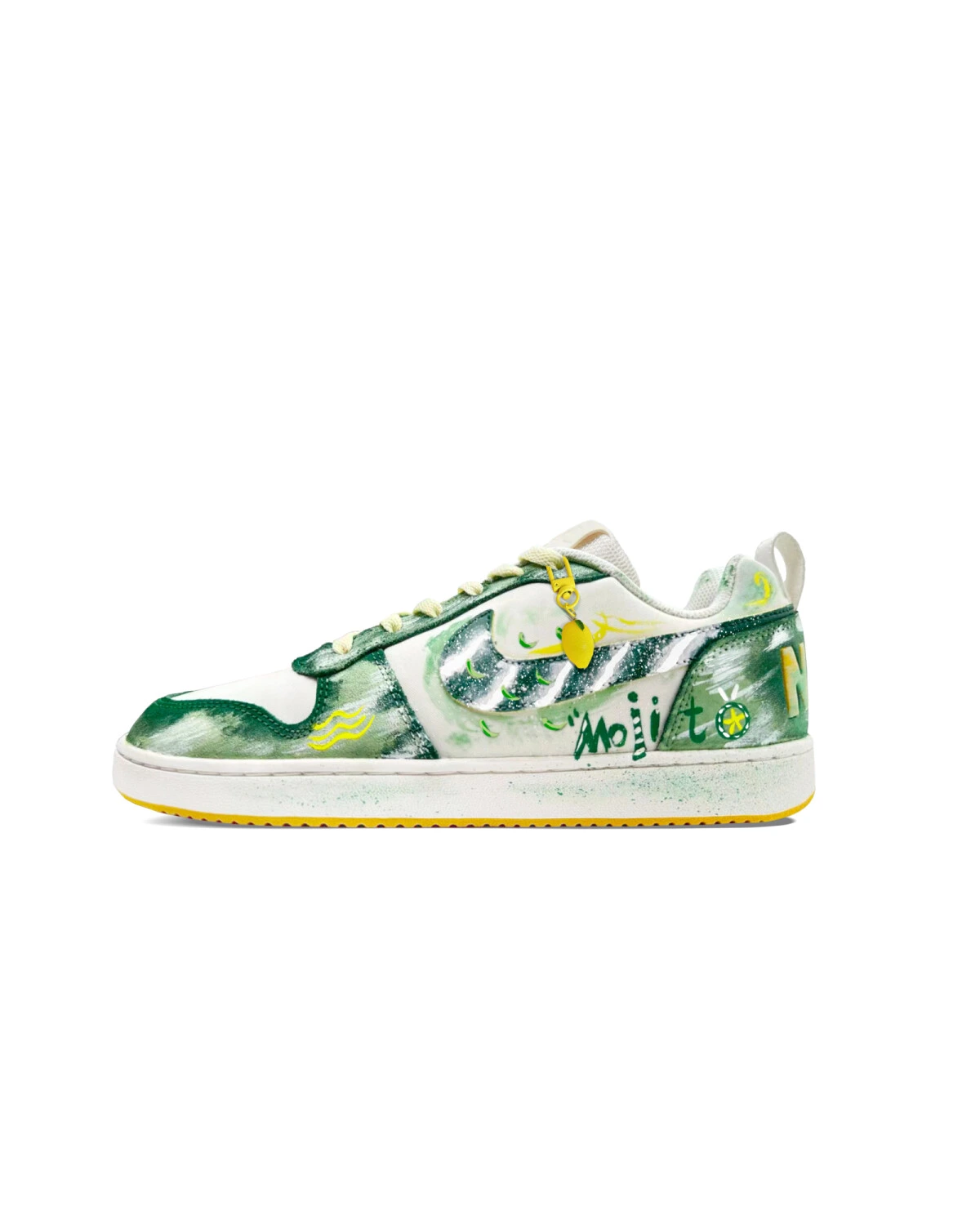 Nike Court Borough MoJito мужские кеды зеленые картинка