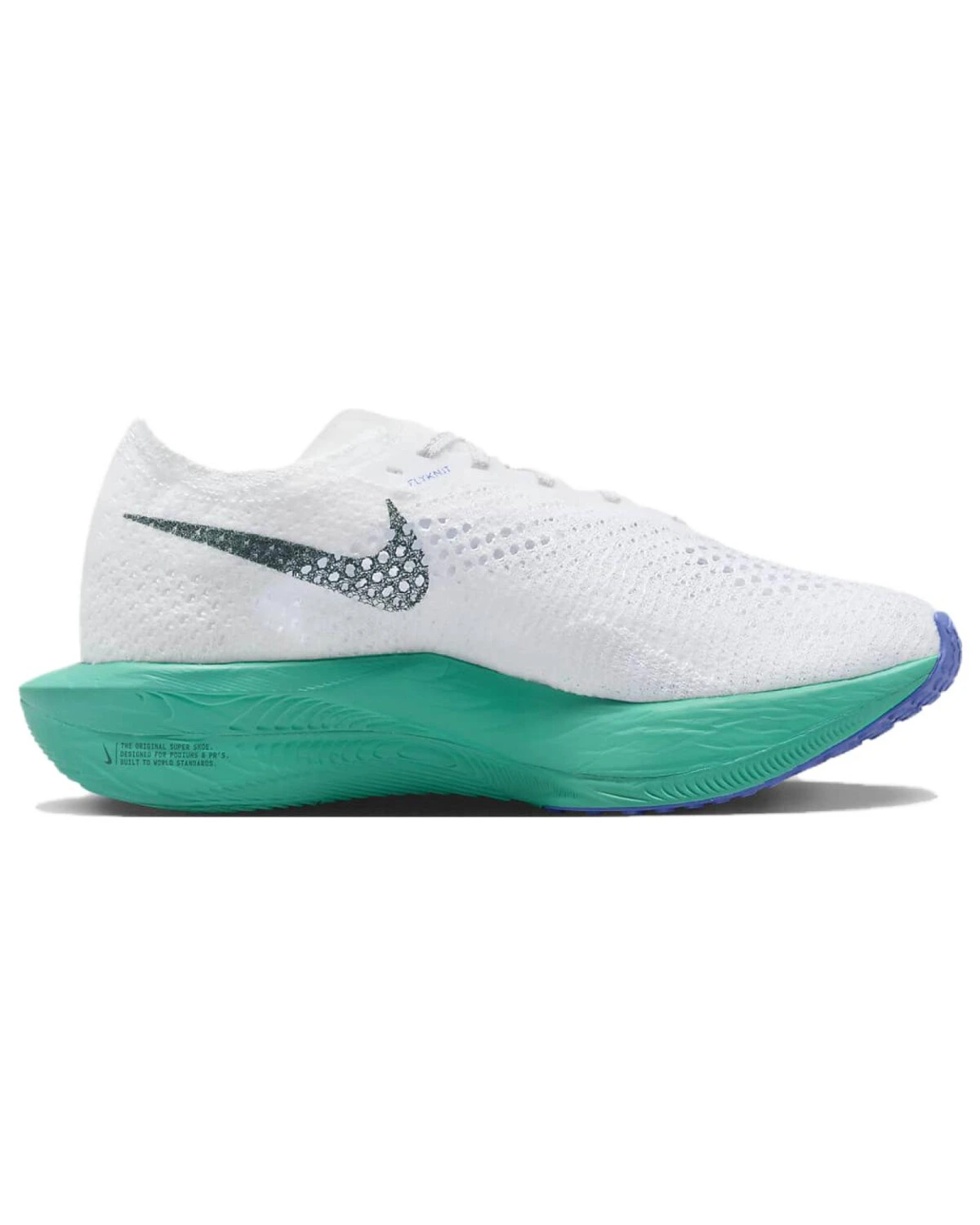 Nike ZoomX Vaporfly Next% 3 унисекс спортивные кроссовки для бега бело-зелёные картинка