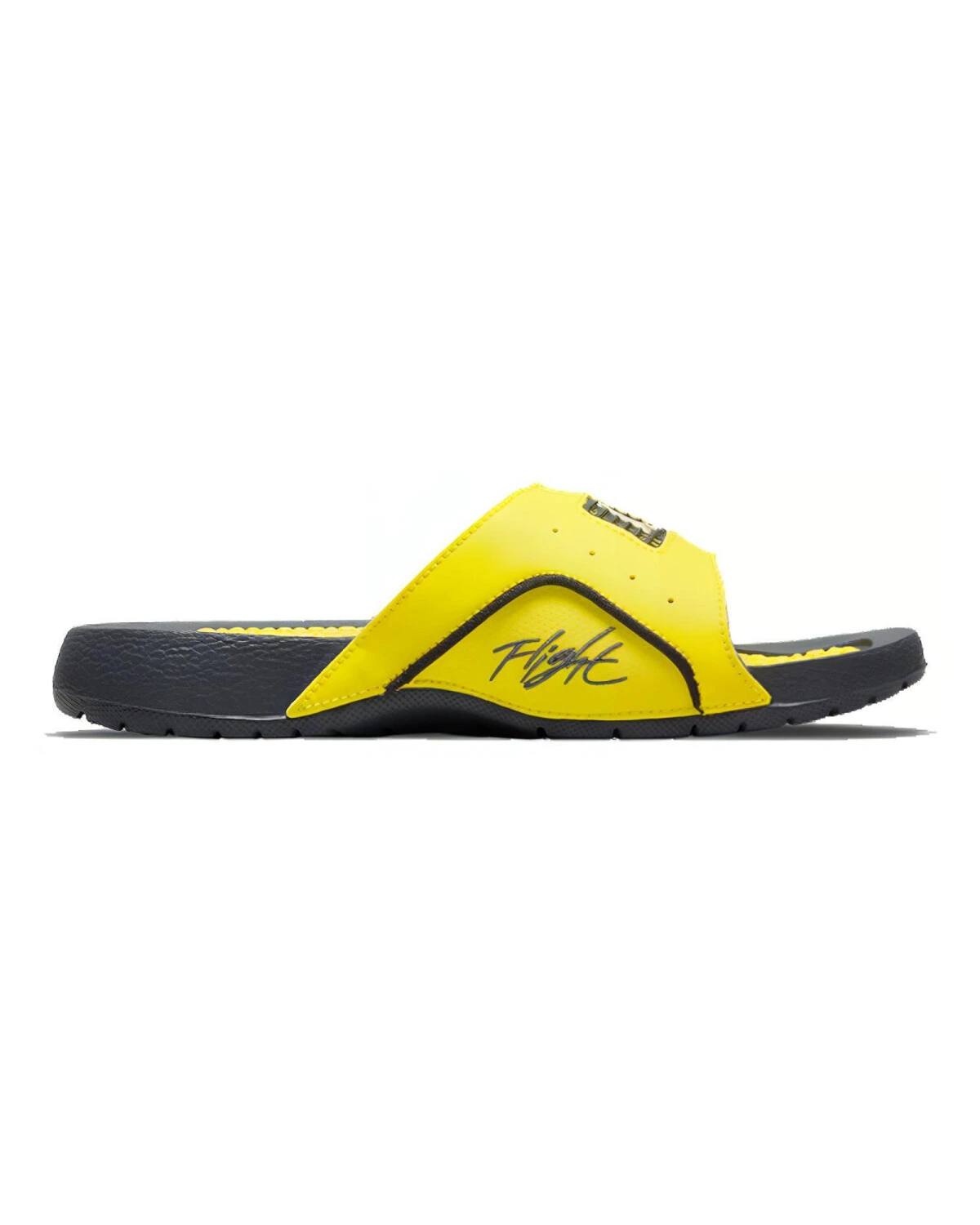 Jordan Hydro 4 Slip-Ons женские шлепанцы жёлто-чёрные картинка