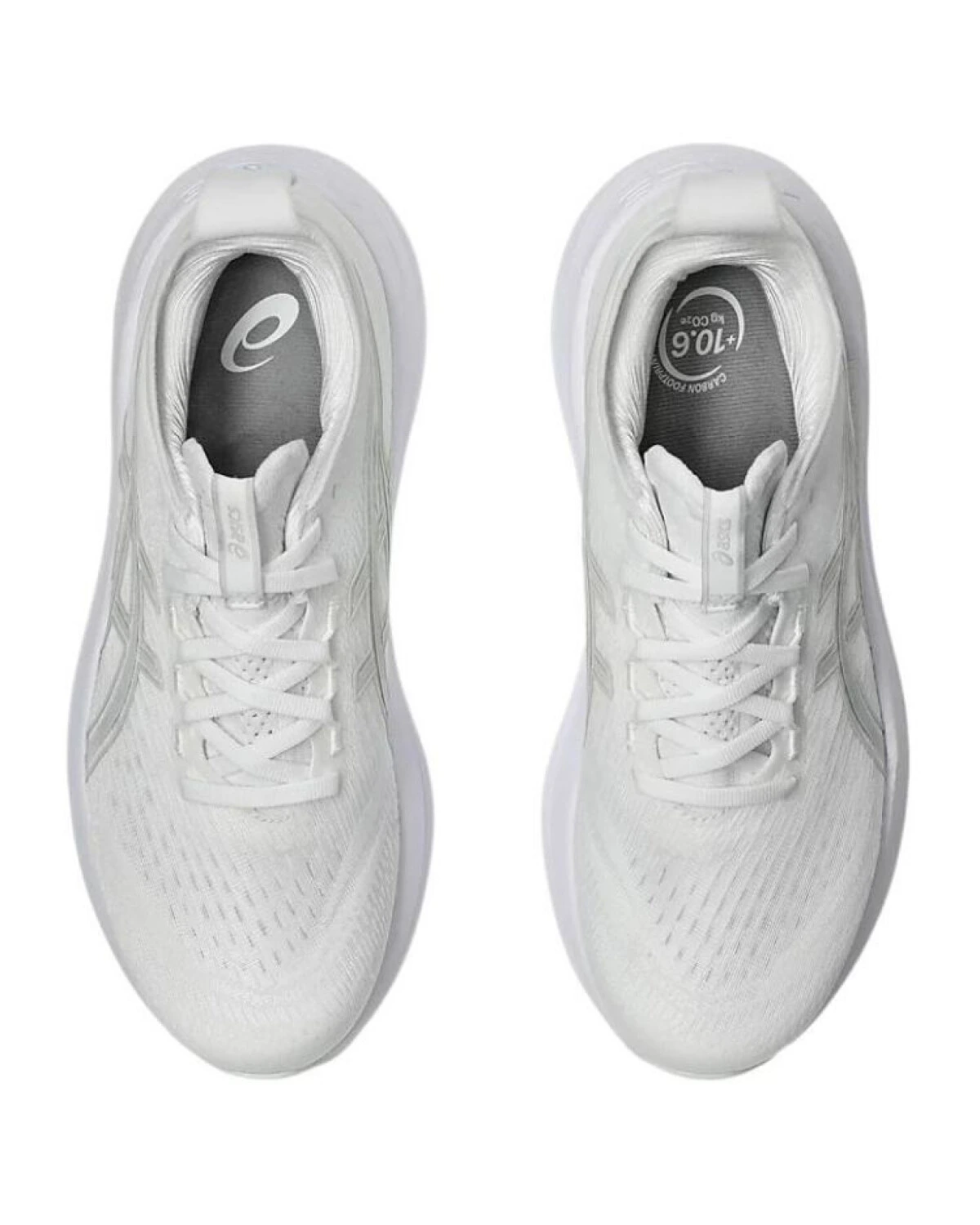 Asics GEL-NIMBUS 27 женские спортивные кроссовки белые для бега картинка