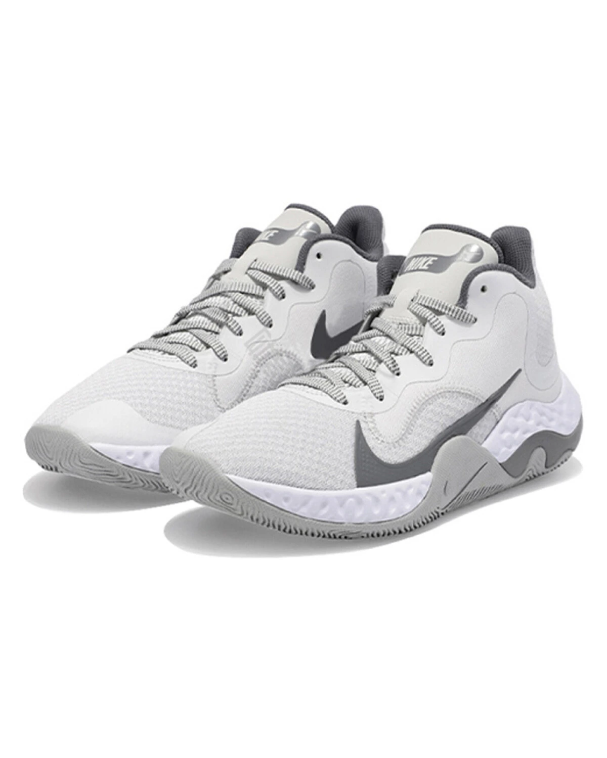 Nike Renew Elevate мужские спортивные кроссовки серые средней высоты картинка