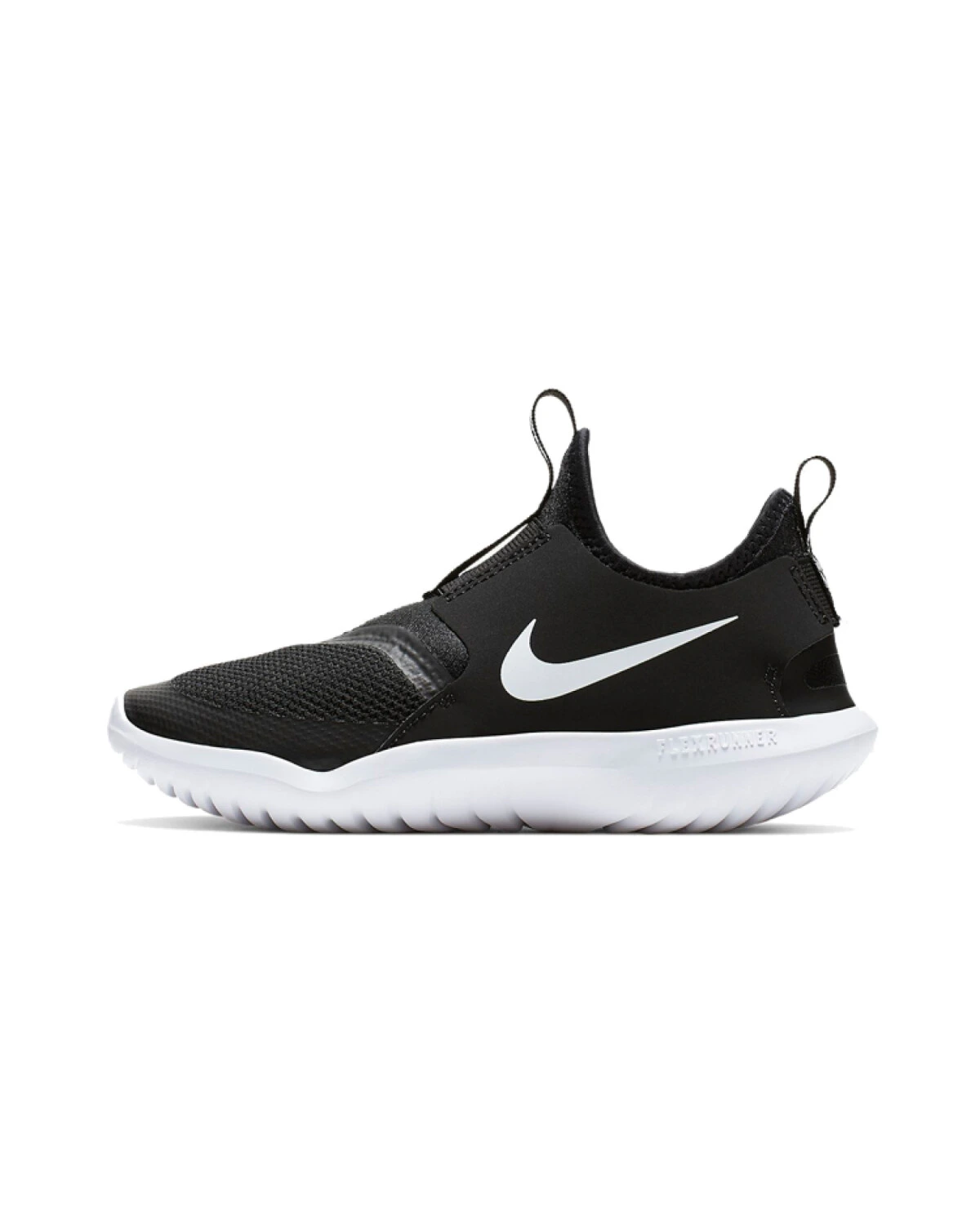 Nike Flex Runner детские спортивные кроссовки для бега черные картинка