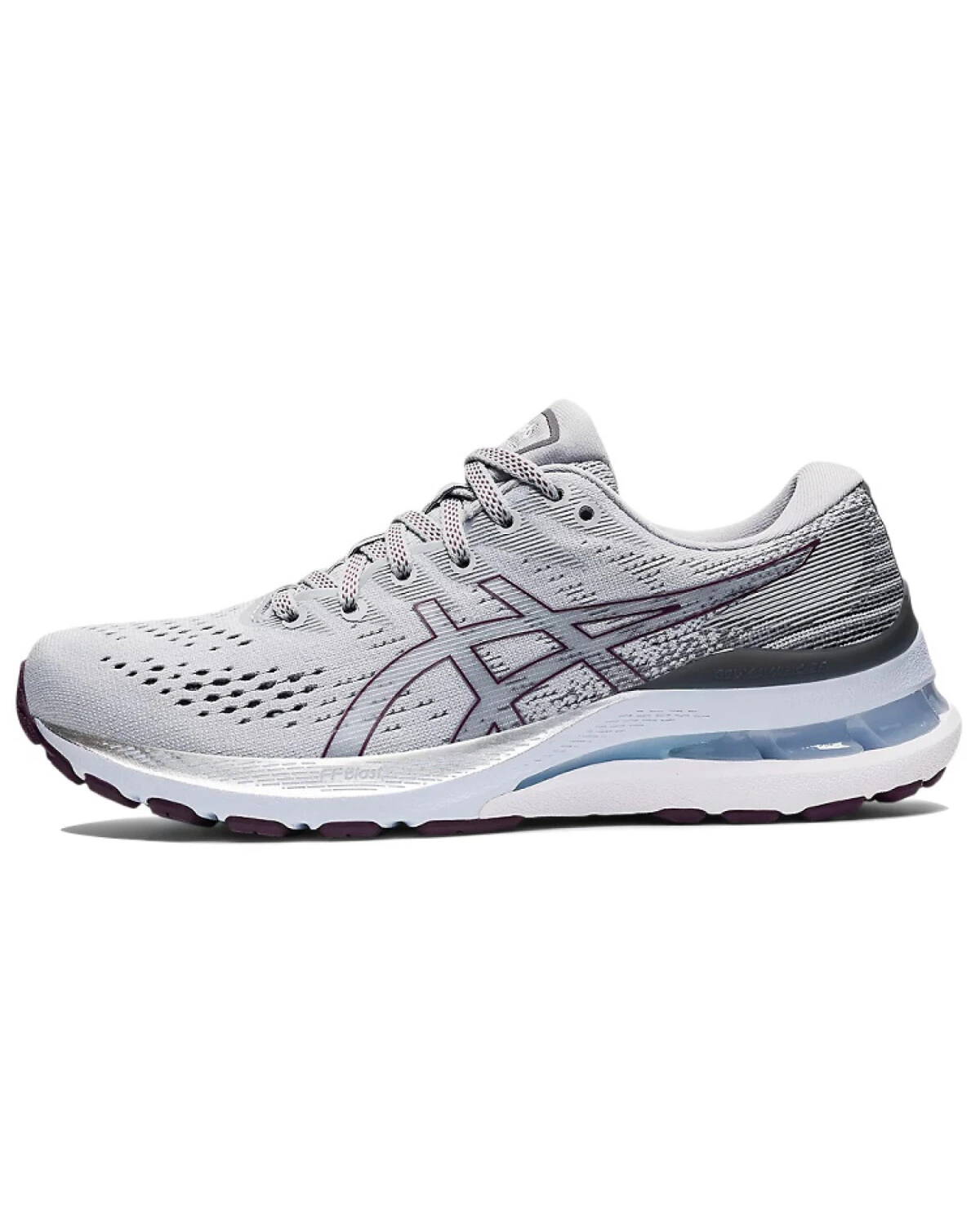 Asics Gel-Kayano 28 женские кроссовки для бега с амортизацией туманно-серые картинка