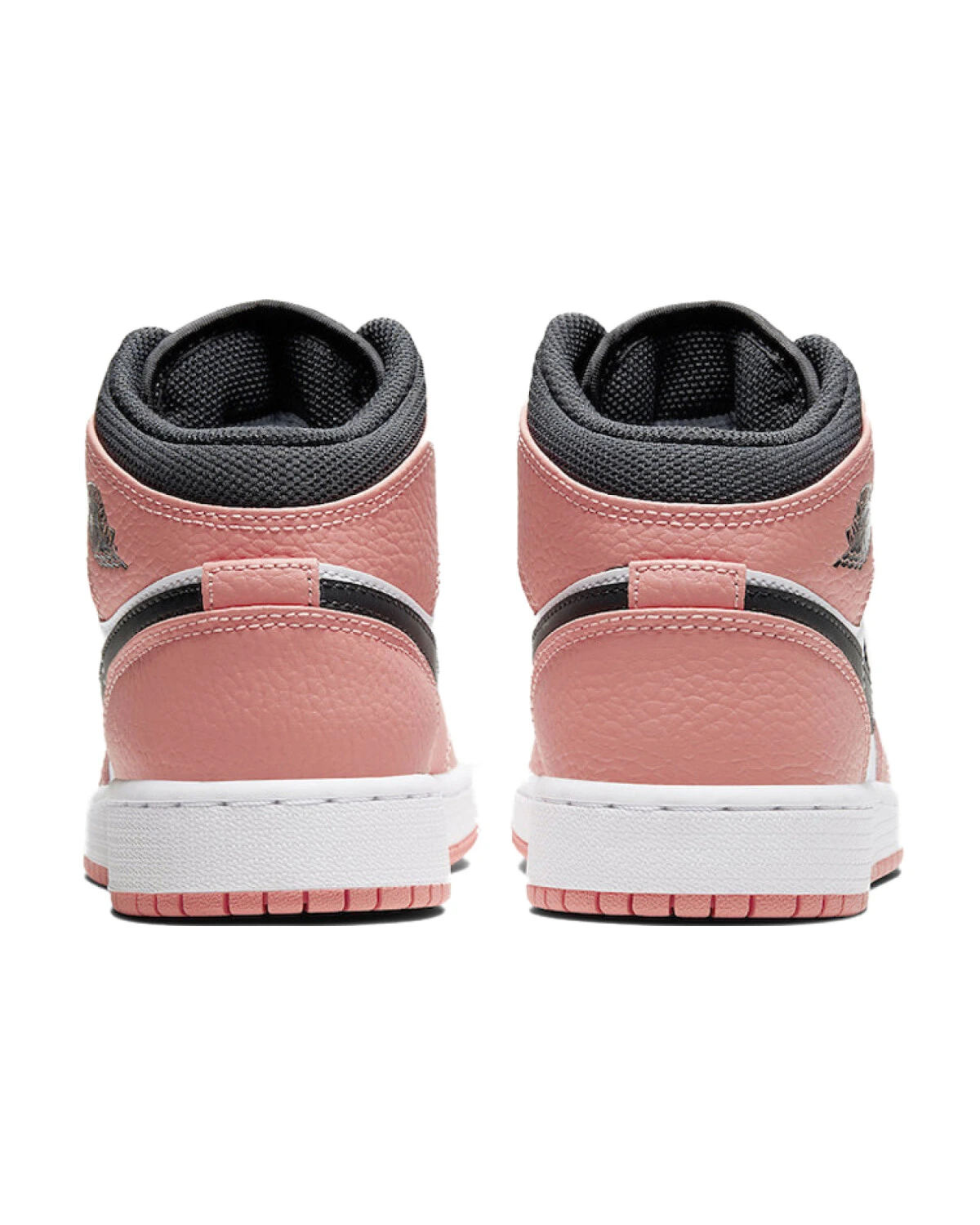 Jordan Air Jordan 1 Mid Pink Quartz детские кроссовки баскетбольные розово-белые картинка