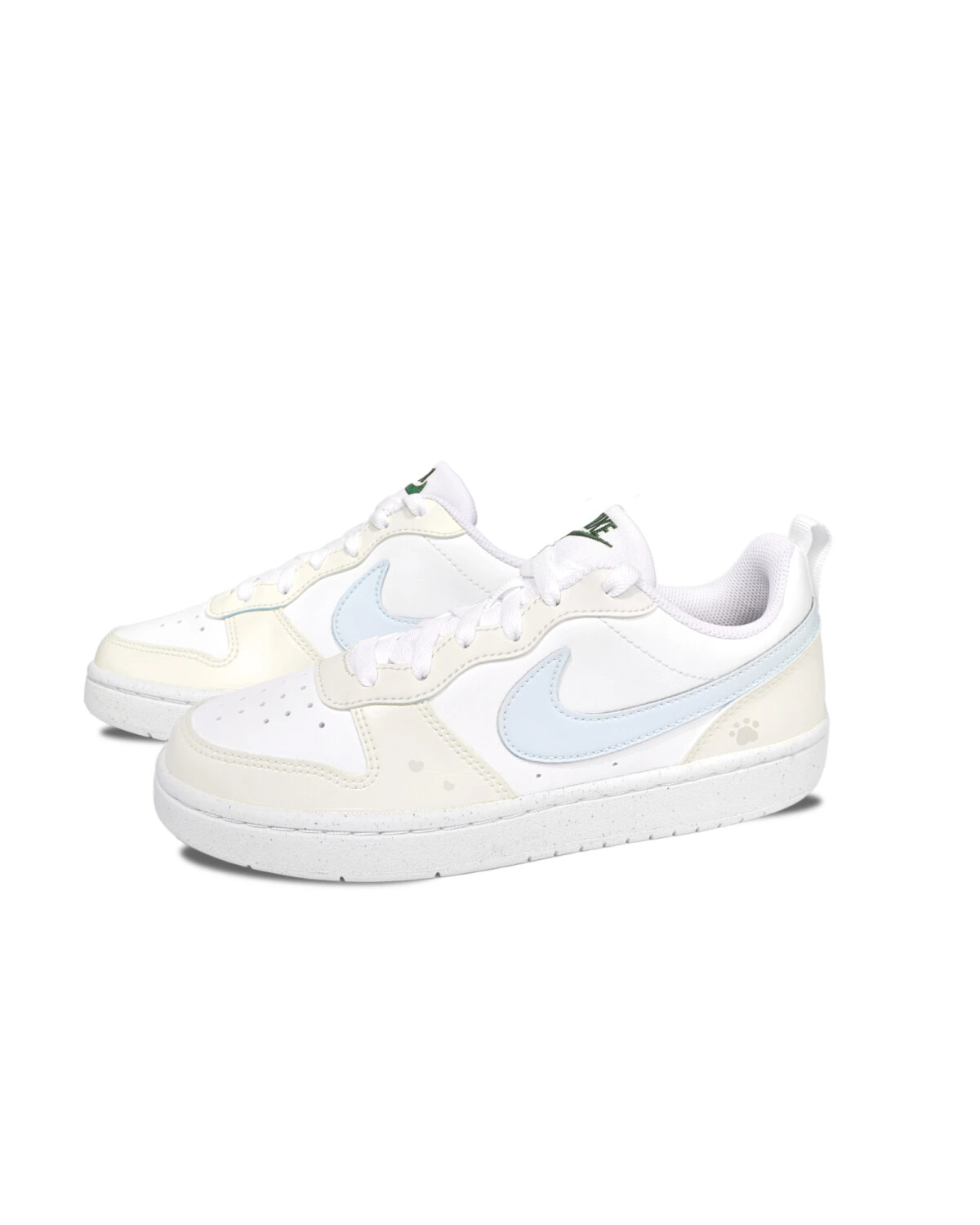 Nike Court Borough детские кроссовки из синтетики желтые картинка