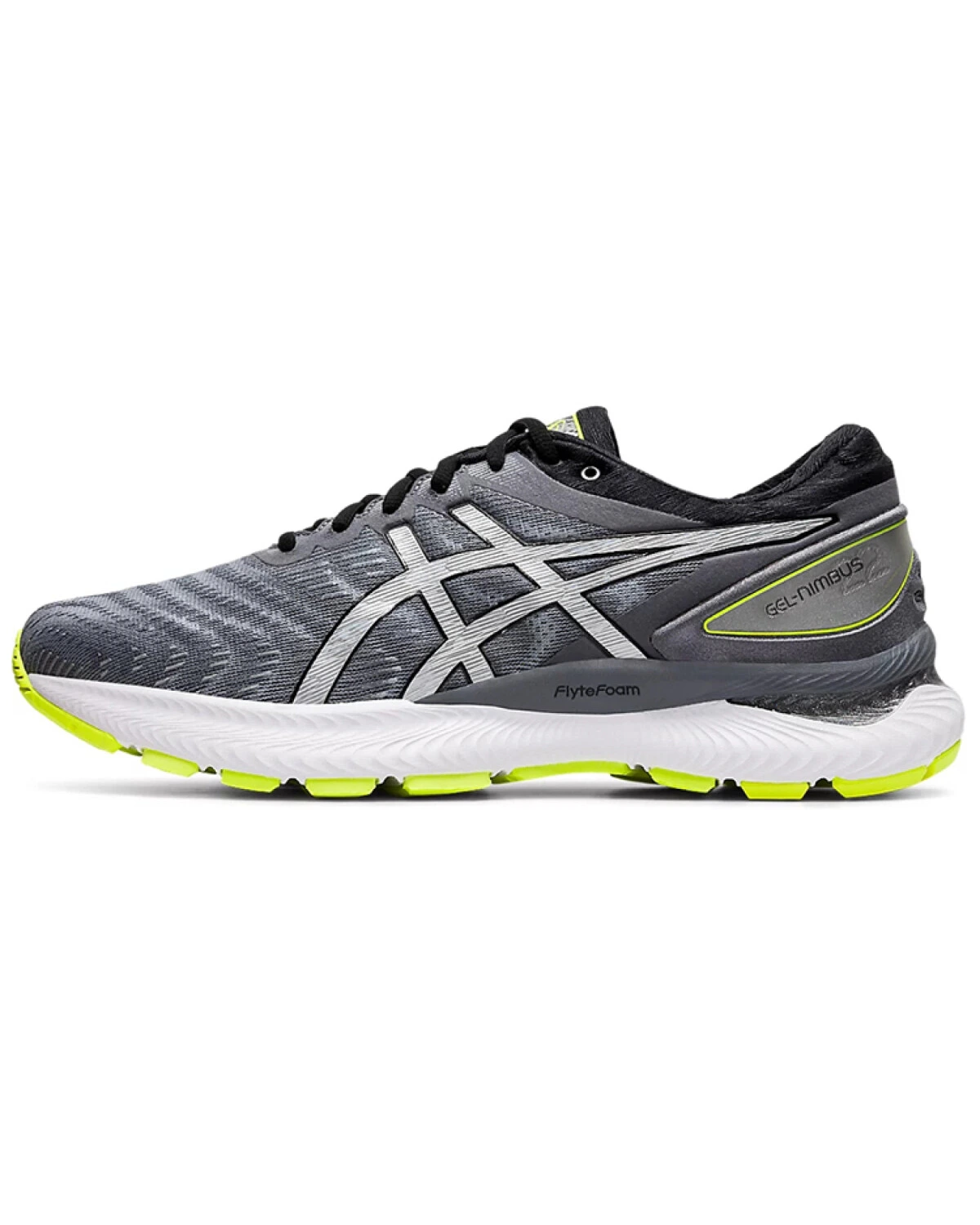 Asics GEL-Nimbus 22 мужские кроссовки для бега износостойкие серо-зелёные картинка