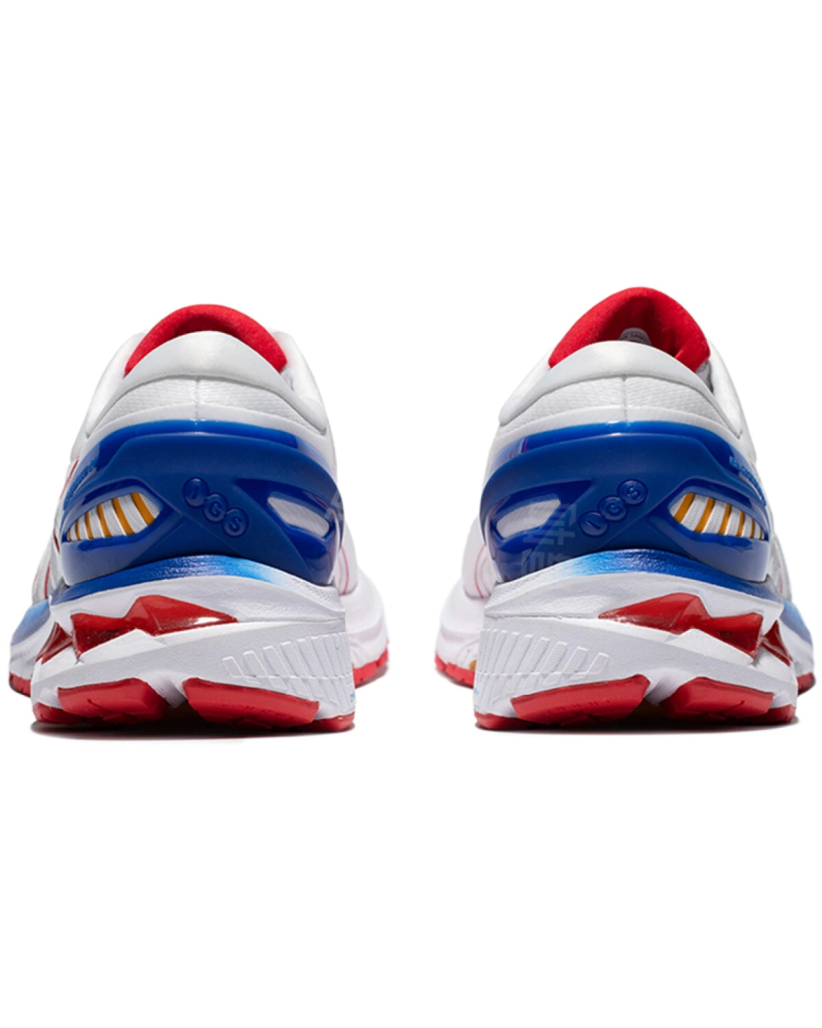 Asics Gel-Kayano 27 Gundam мужские беговые кроссовки бело-сине-красные картинка