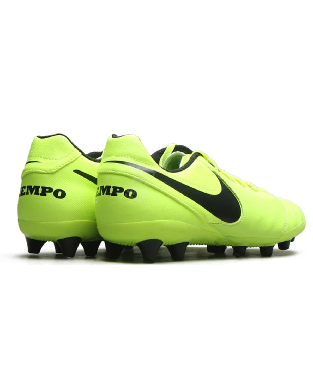 Nike Tiempo Genio 2 мужские футбольные бутсы зелено-черные для AG картинка