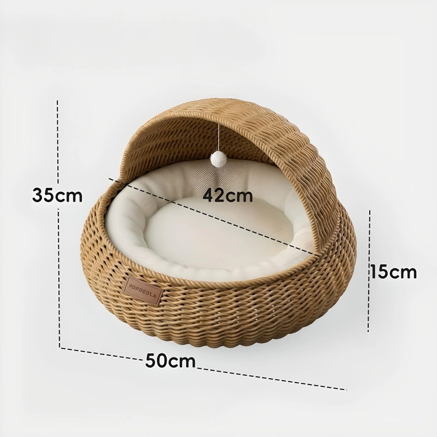 Корзина-лежанка для кошки картинка