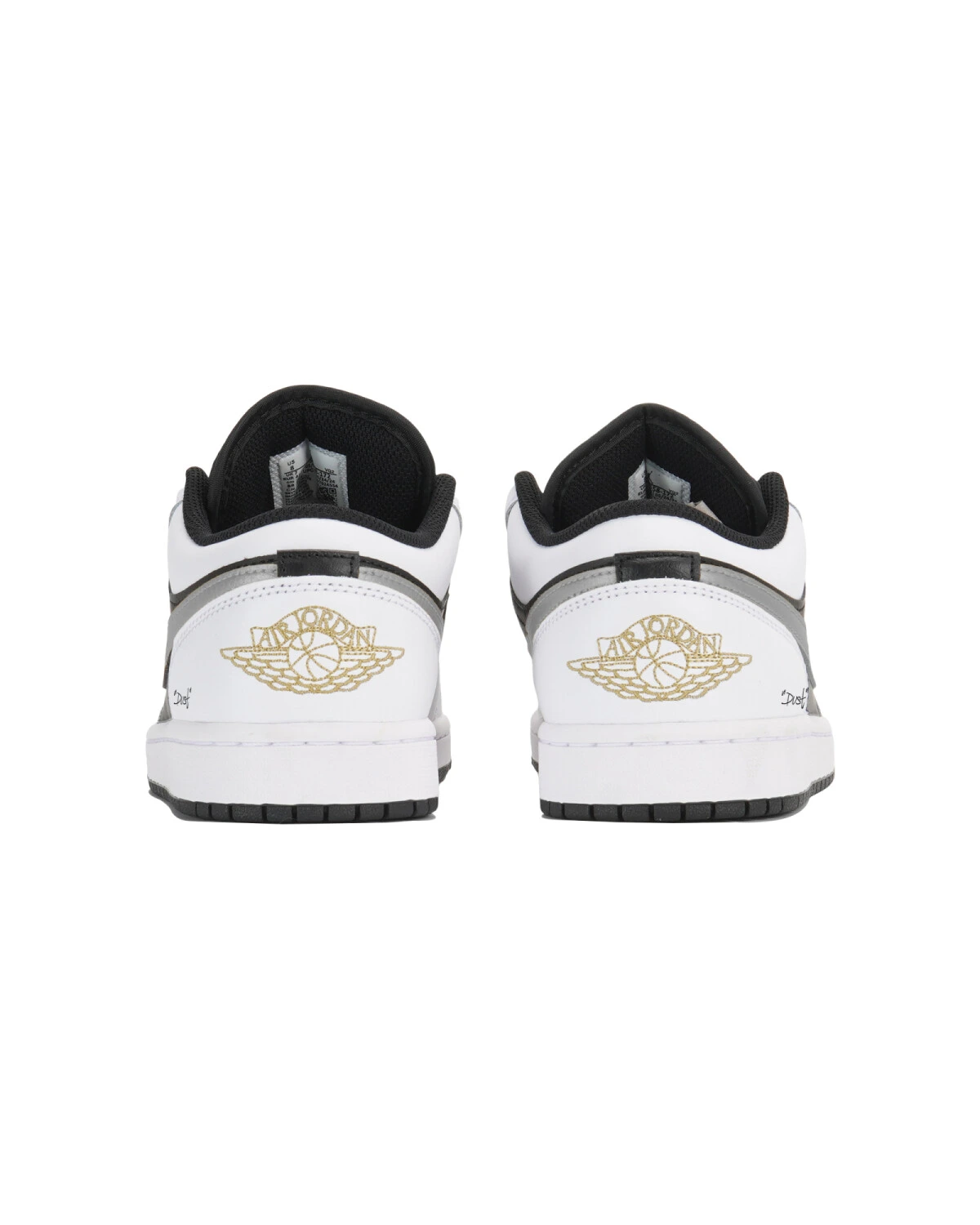 Jordan Air Jordan 1 унисекс кроссовки черно-белые износостойкие картинка