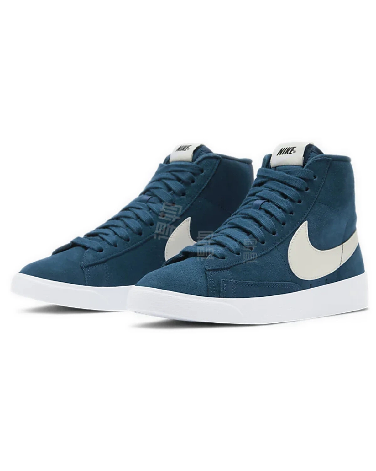Nike Blazer Vintage Suede женские кроссовки из замши синие картинка