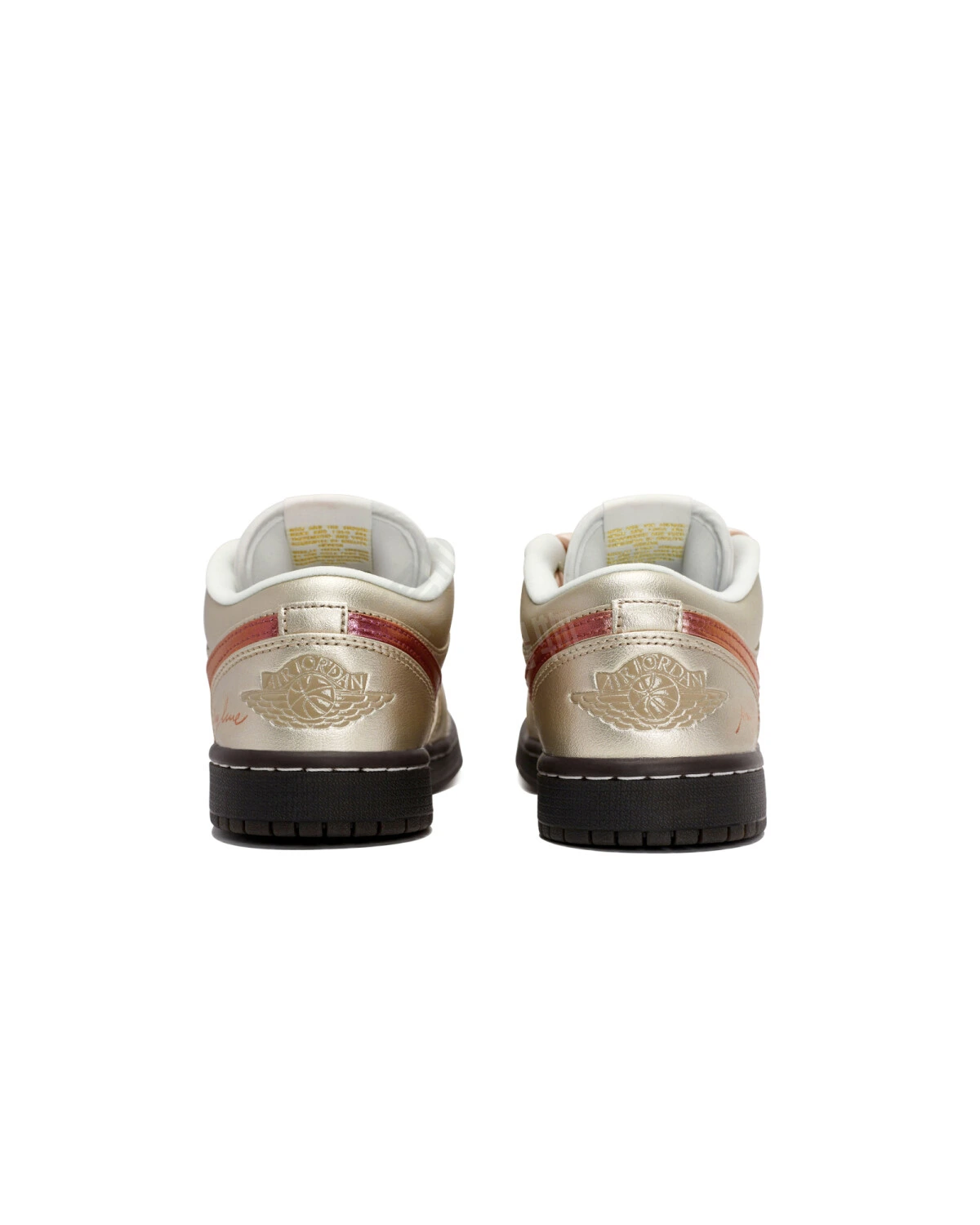 Jordan Air Jordan 1 женские кроссовки розово-золотые ретро картинка