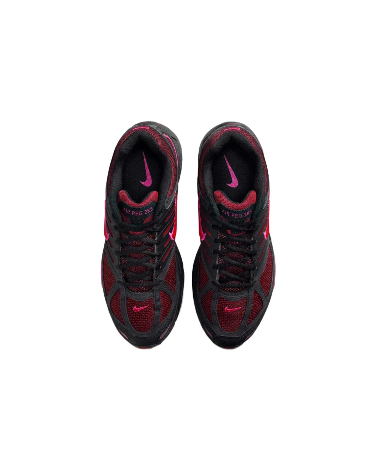 Nike Air Pegasus 2005 унисекс кроссовки черно-красные картинка