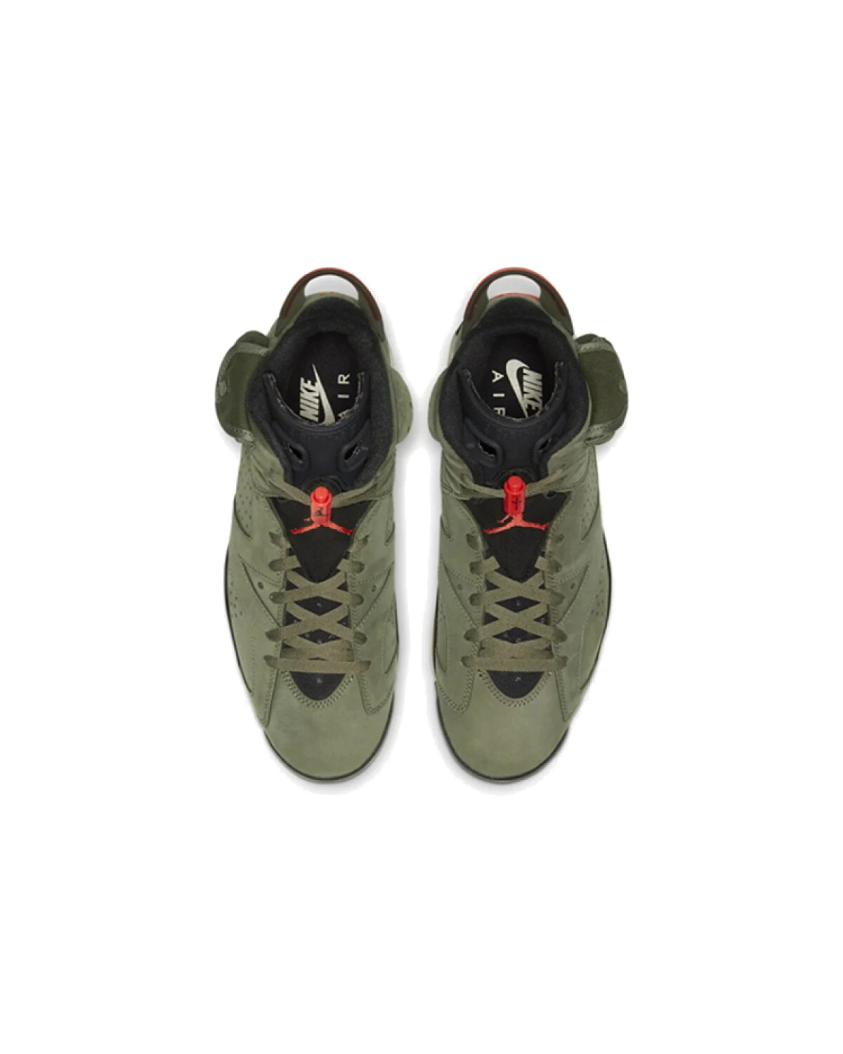 Jordan Air Jordan 6 Mid унисекс кроссовки оливково-зеленые кожаные картинка