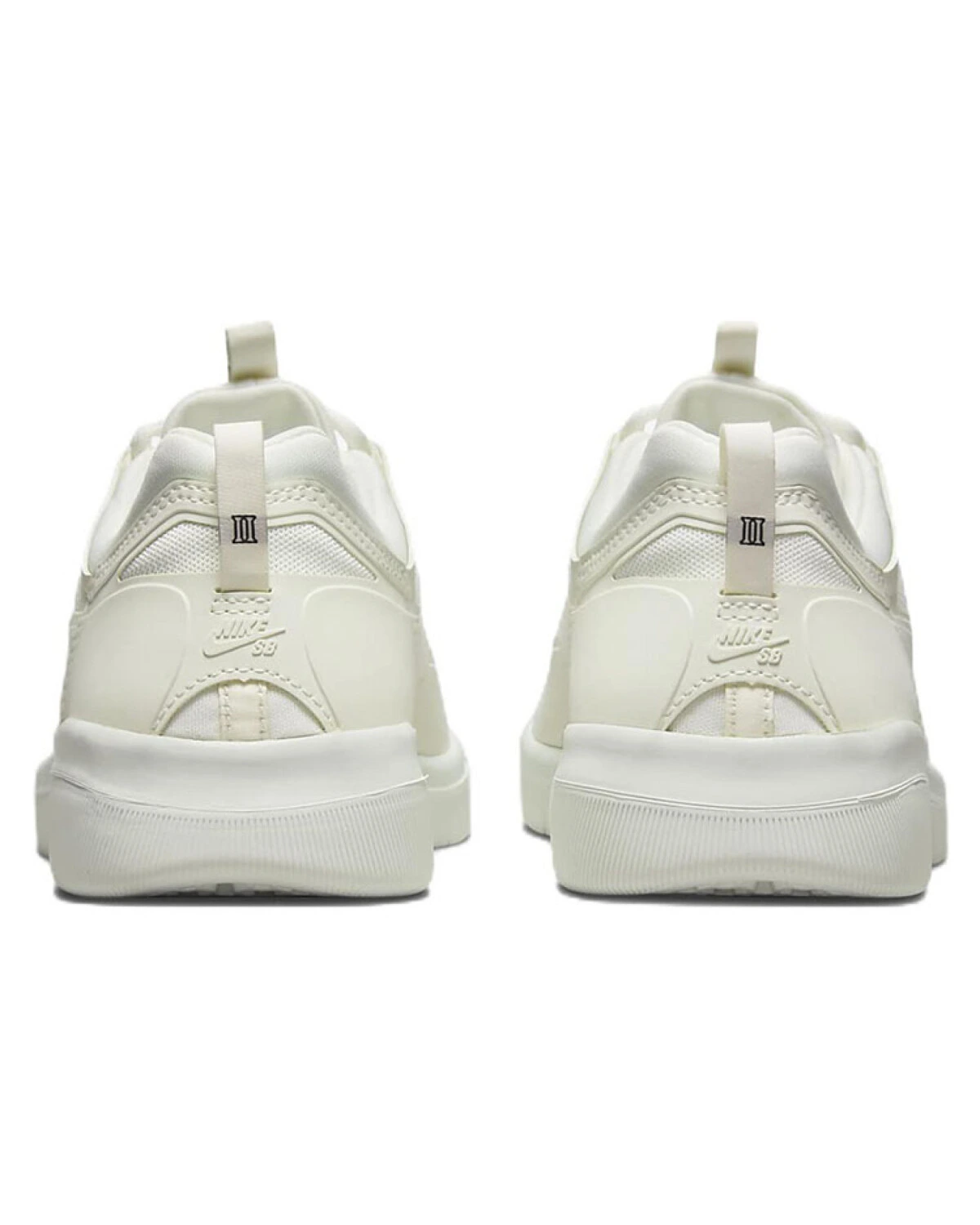 Nike SB Nyjah Free 2 унисекс кроссовки из ткани легкие бежевые картинка