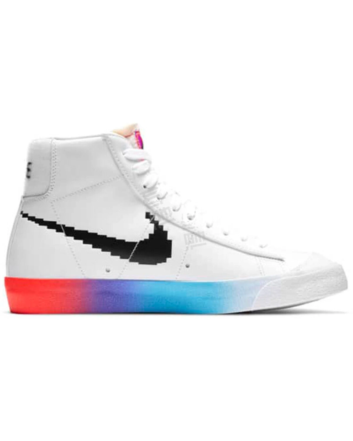 Nike Blazer Mid '77 Good Game женские кроссовки белые с синим и красным картинка