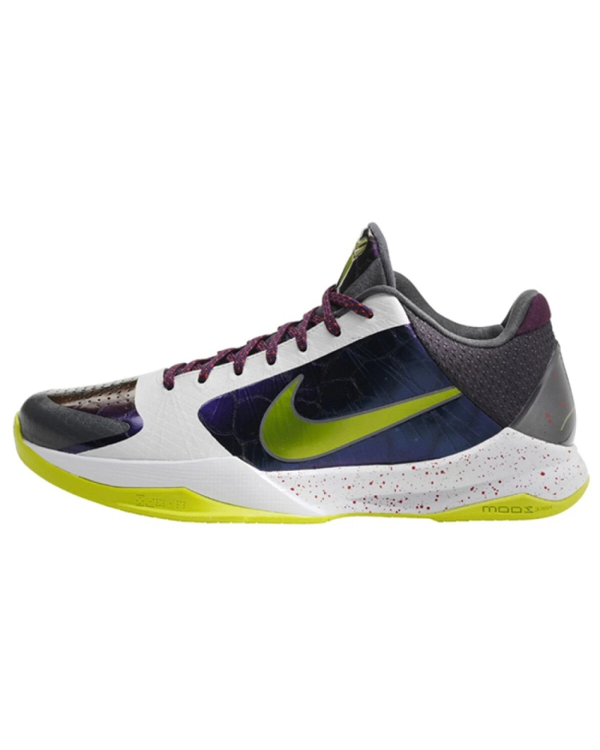 Nike Zoom Kobe 5 Joker (Chaos) мужские баскетбольные кроссовки из кожи черные картинка