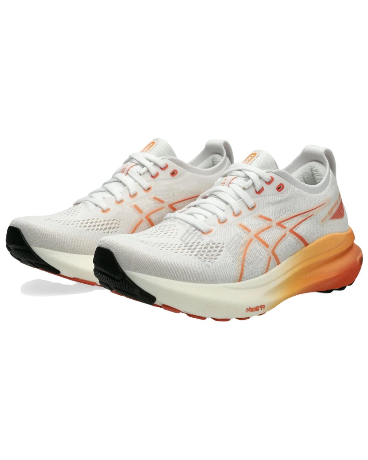 Asics Gel-Kayano 31 женские кроссовки стабильная поддержка износостойкие бело-оранжевые картинка