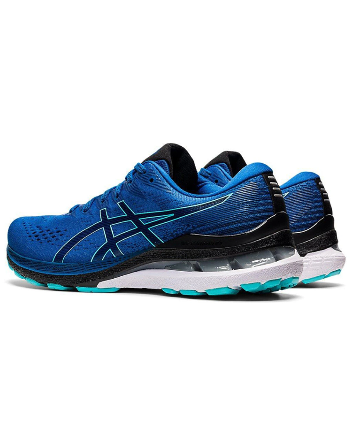 Asics Gel-Kayano 28 мужские кроссовки для бега сине-чёрные картинка
