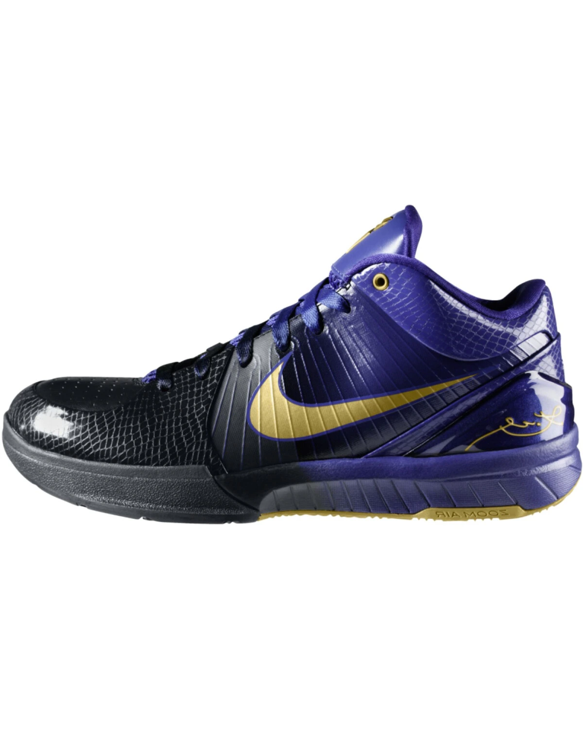 Nike Zoom Kobe 4 Gradient Away мужские спортивные кроссовки для баскетбола фиолетовые картинка