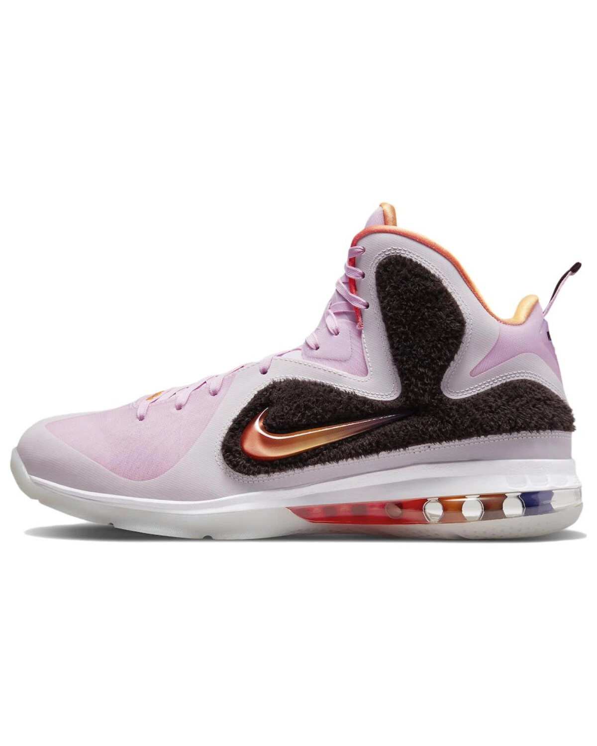 Nike Lebron 9 "Regal Pink" мужские высокие баскетбольные розовые картинка