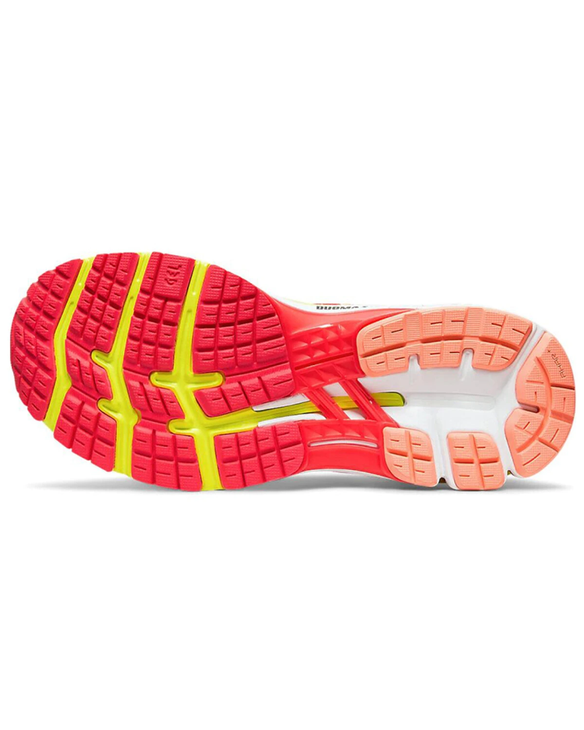 Asics Gel-Kayano 26 женские кроссовки для бега с комбинированным верхом красно-жёлтые картинка