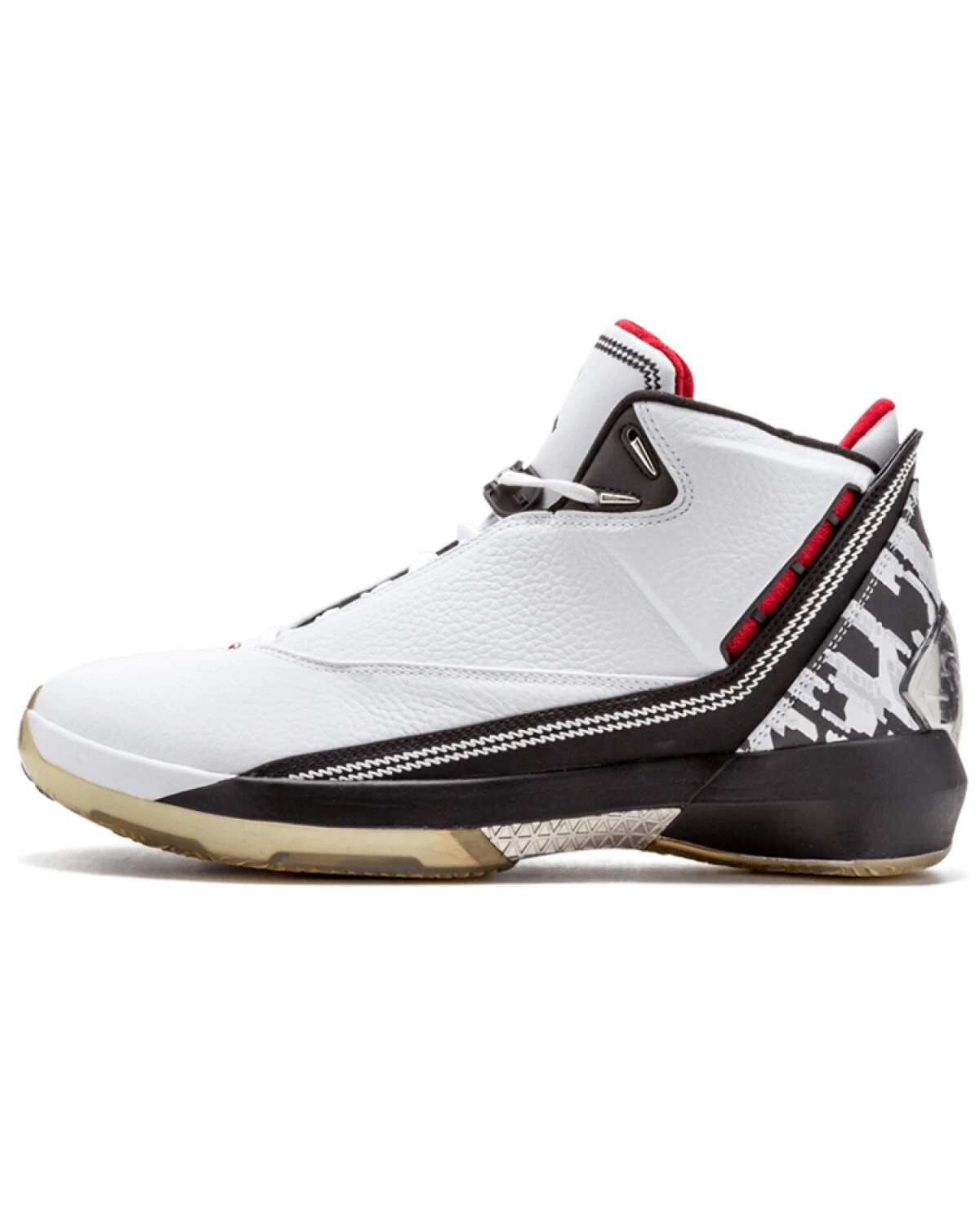 Jordan Air Jordan 22 OG мужские высокие кроссовки белые с красным картинка