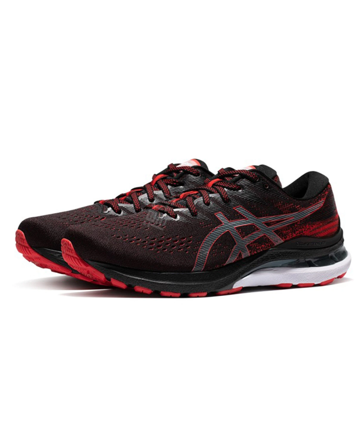 Asics Gel-Kayano 28 мужские кроссовки для марафона черно-красные картинка