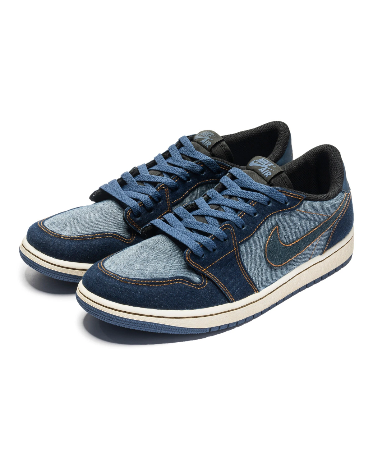 Jordan Air Jordan 1 унисекс баскетбольные кроссовки с деним-патчами картинка