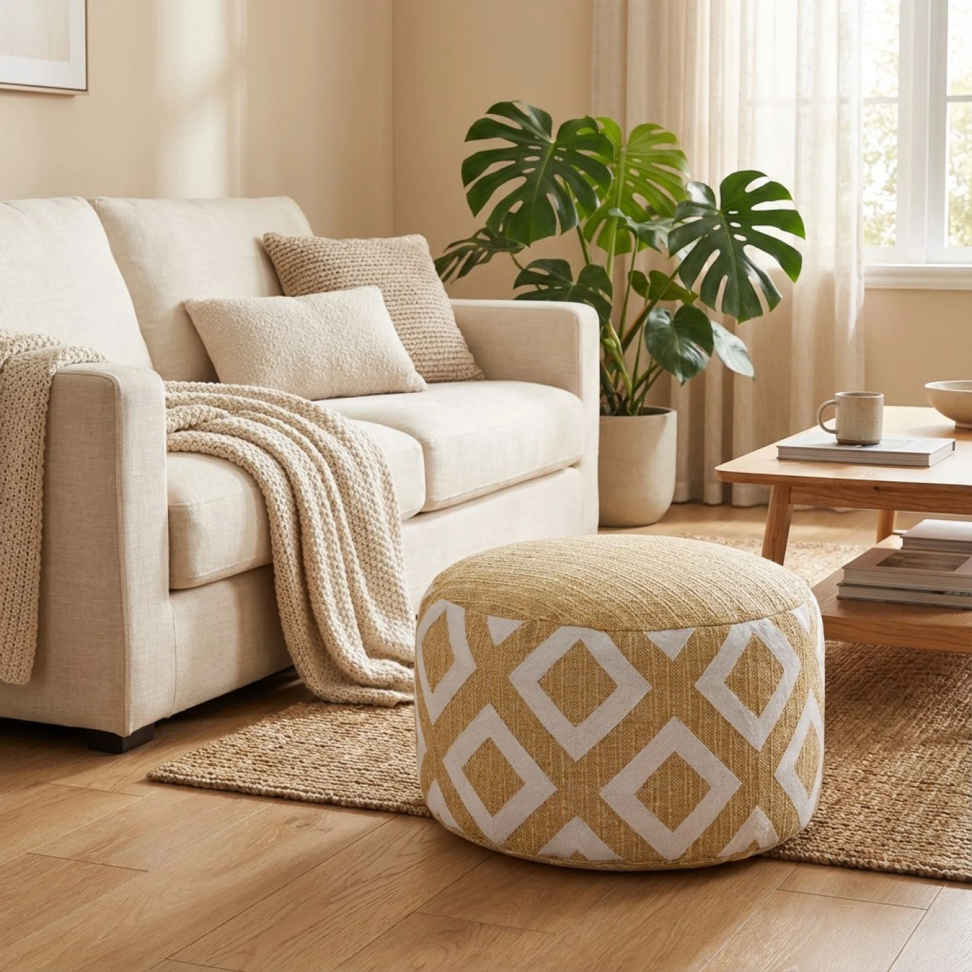 Марокканский тканый пуф Ruonai из серии «Марокко» картинка