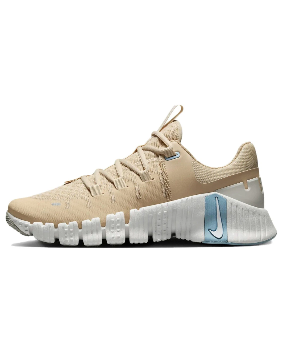 Nike Free Metcon 5 женские кроссовки бежевые спортивные картинка