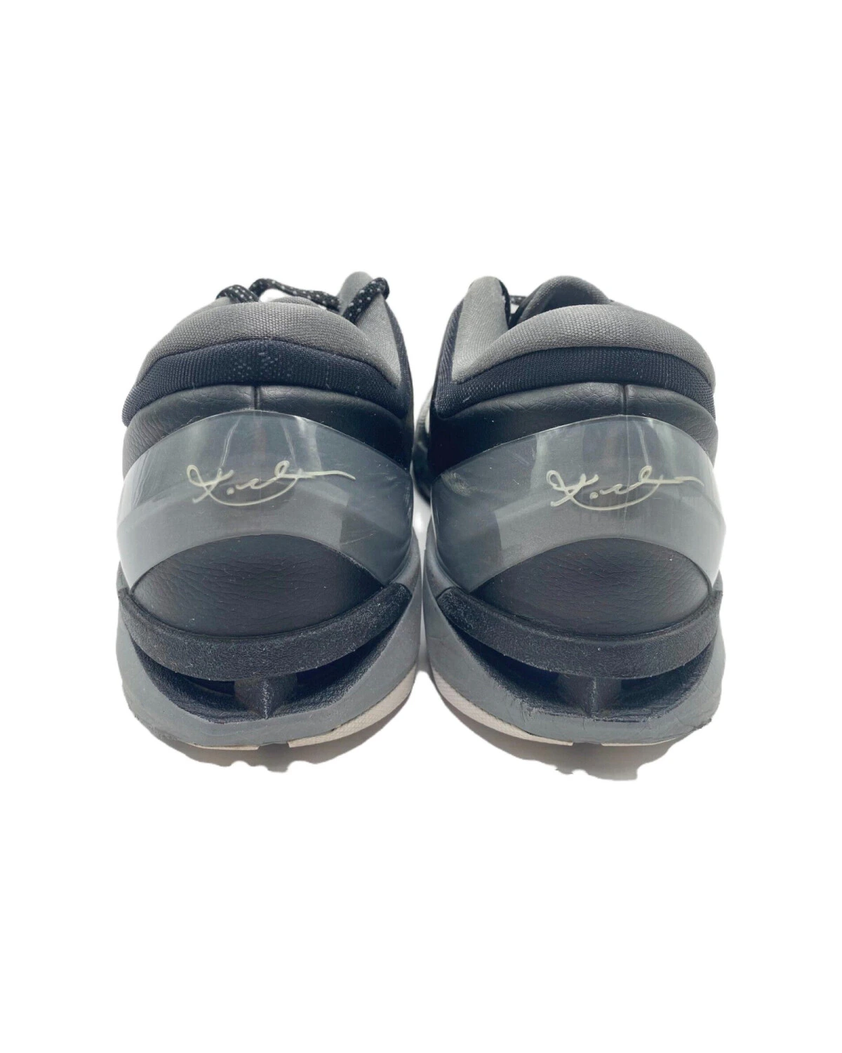 Nike Zoom Kobe 7 мужские баскетбольные кроссовки черно-белые с серым картинка