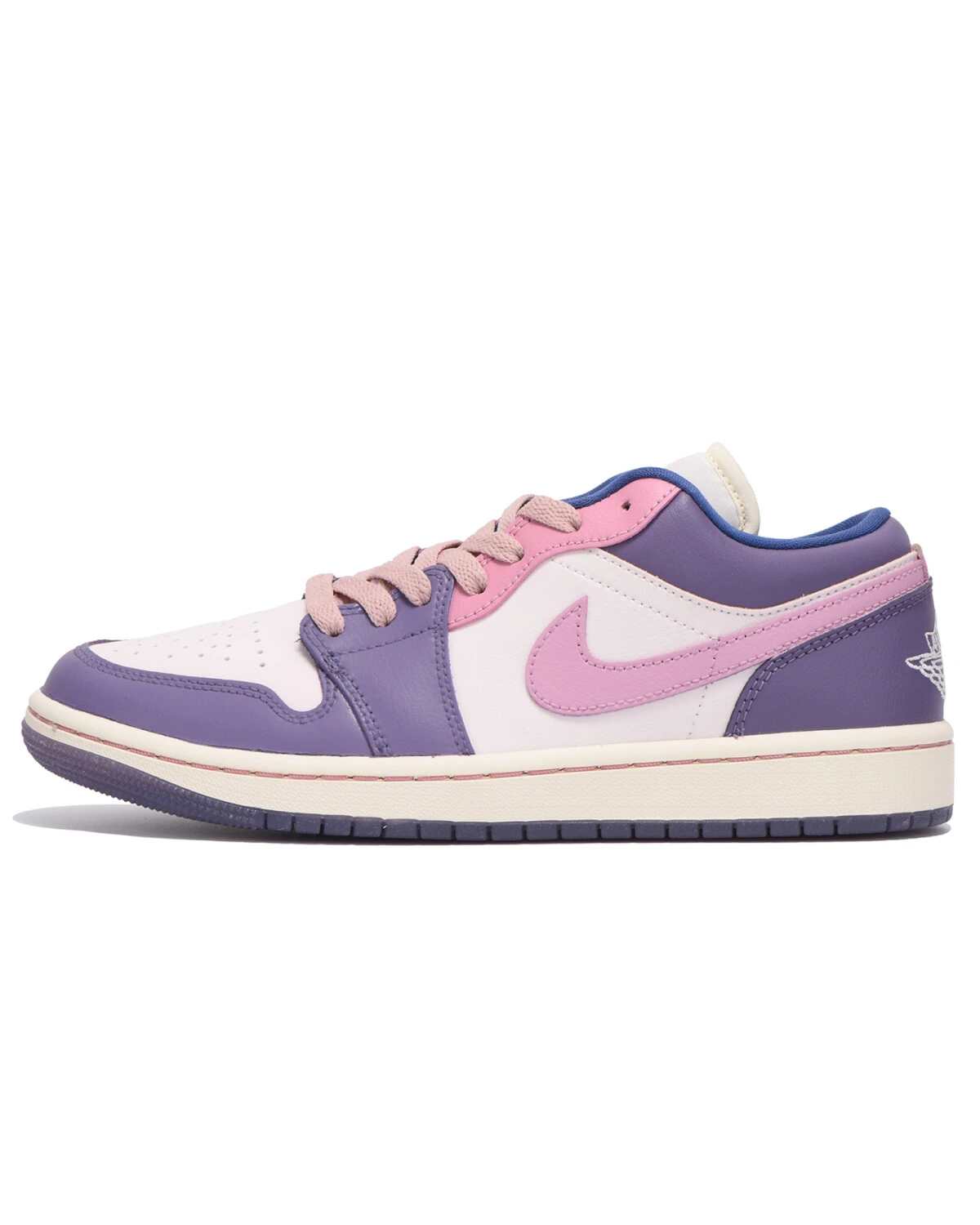Jordan Air Jordan 1 женские кроссовки фиолетово-розовые с амортизацией картинка