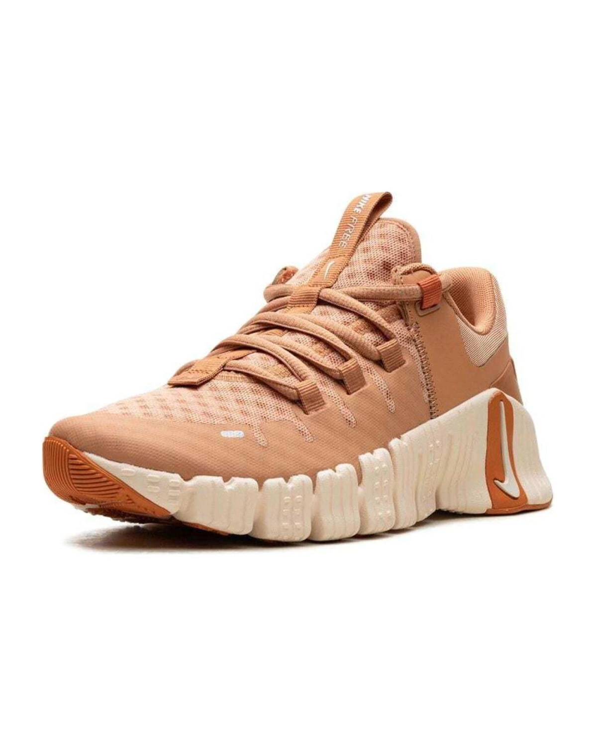 Nike Free Metcon 5 женские кроссовки оранжевые текстильные картинка