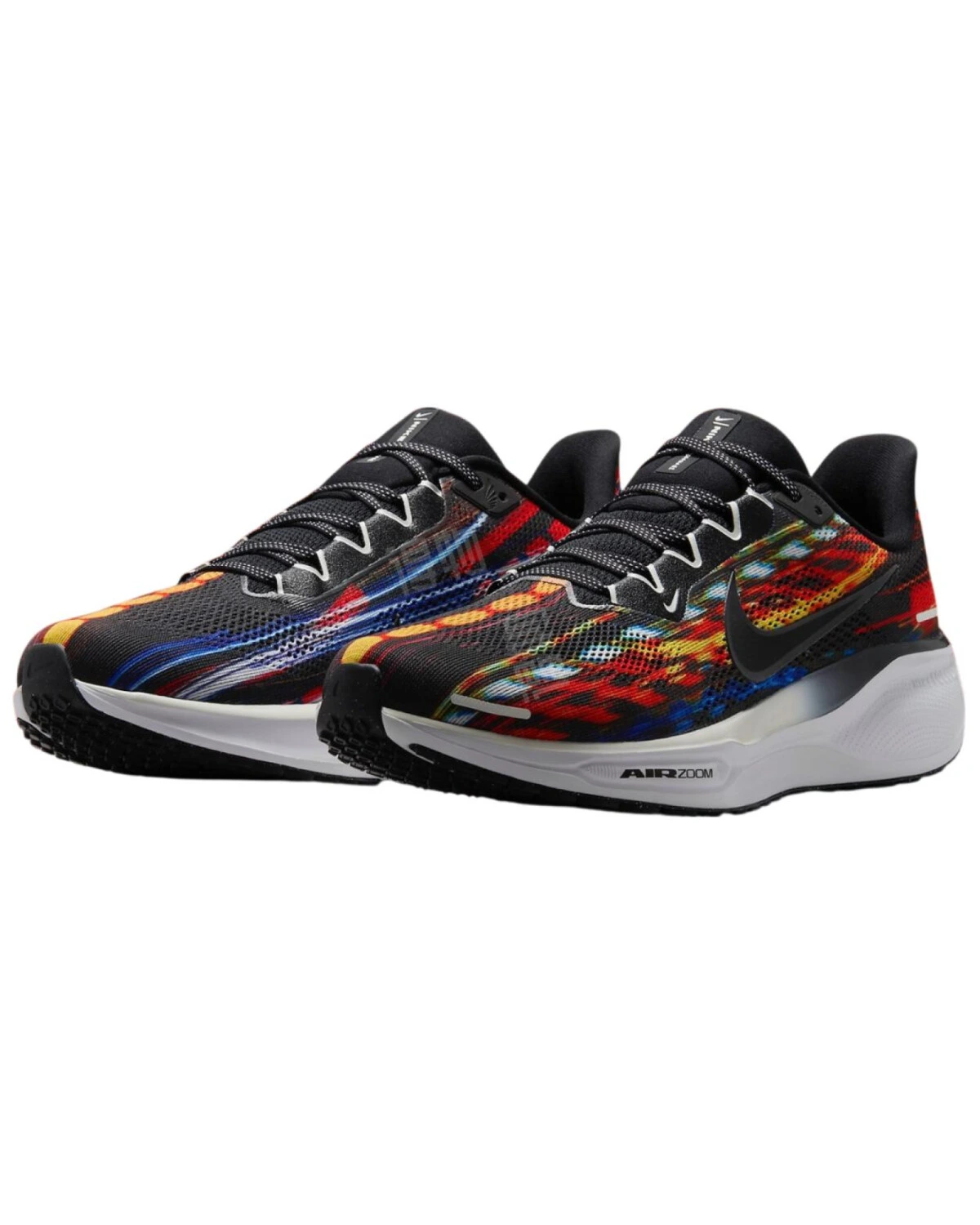 Nike Pegasus 41 мужские кроссовки для бега черно-красные с амортизацией и воздухопроницаемостью картинка