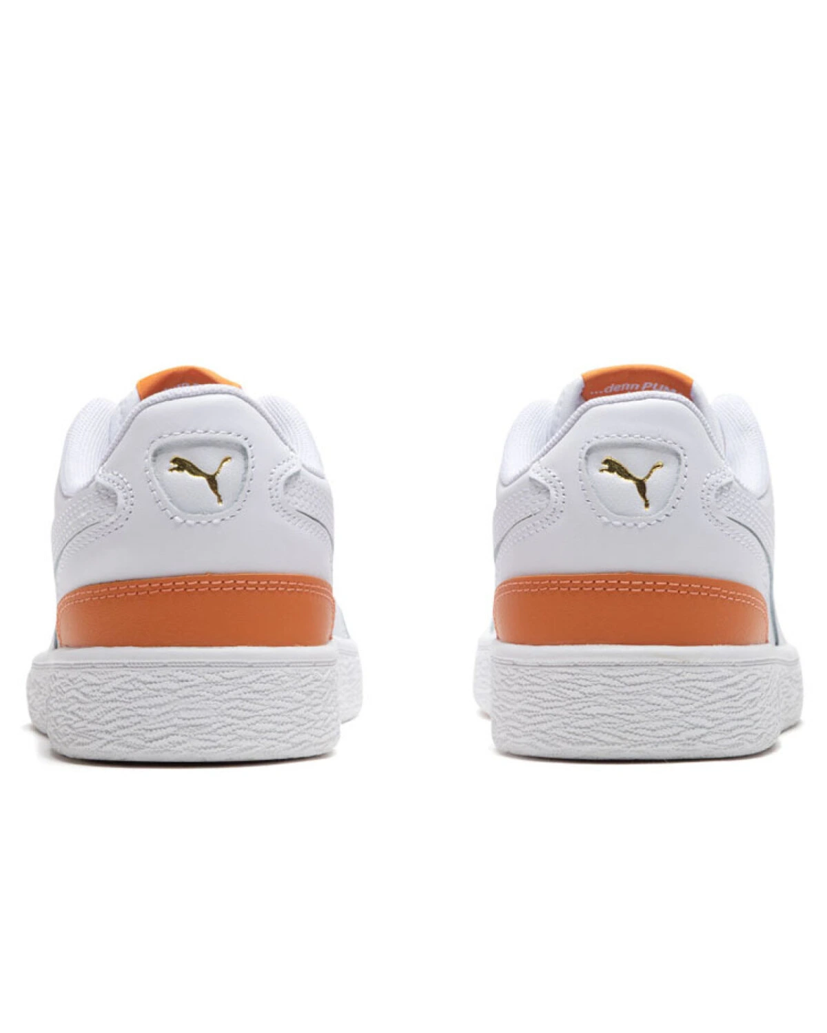 PUMA Ralph Sampson LO женские кроссовки бело-оранжевые повседневные картинка
